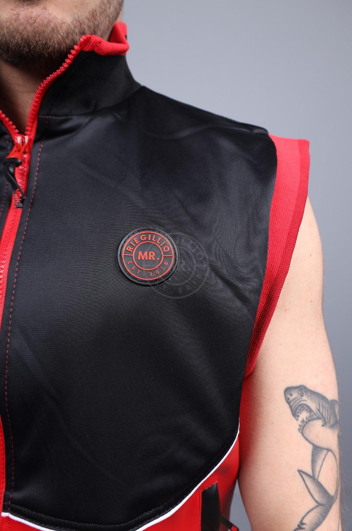 MR. 24 Tracksuit Sleeveless Jacket - Red at MR. Riegillio