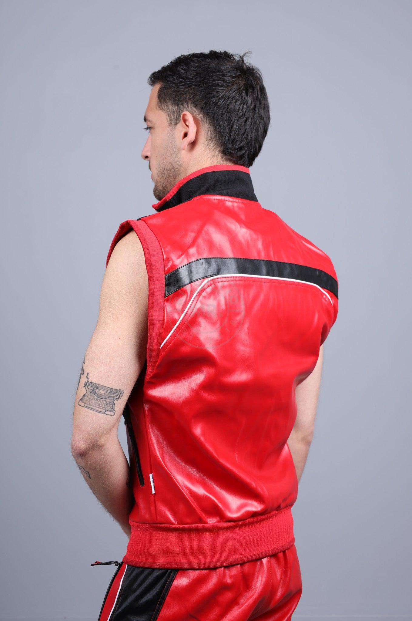 MR. 24 Tracksuit Sleeveless Jacket - Red at MR. Riegillio