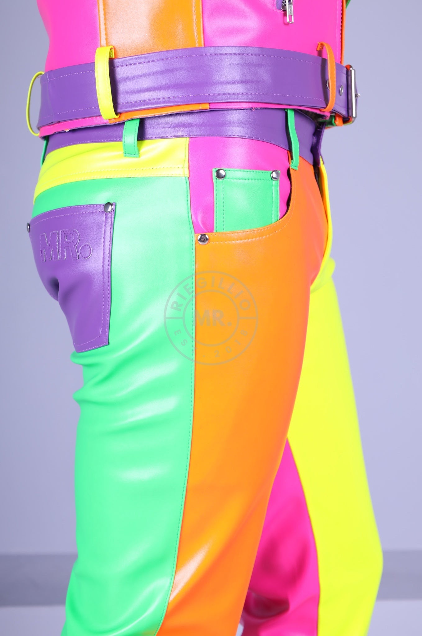 MR. Neon 5 Pocket Pants at MR. Riegillio