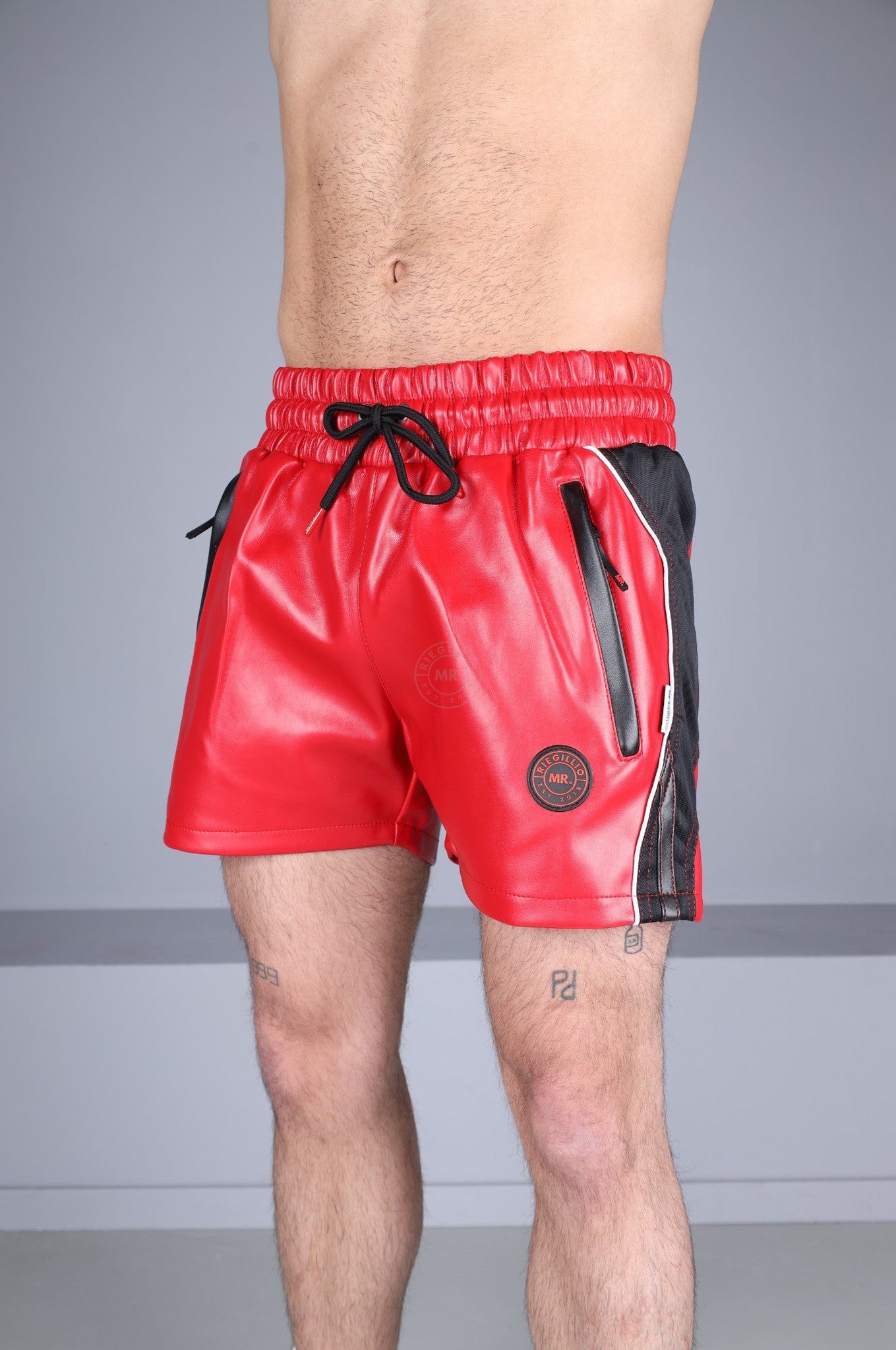 MR. 24 Track Short - Red at MR. Riegillio