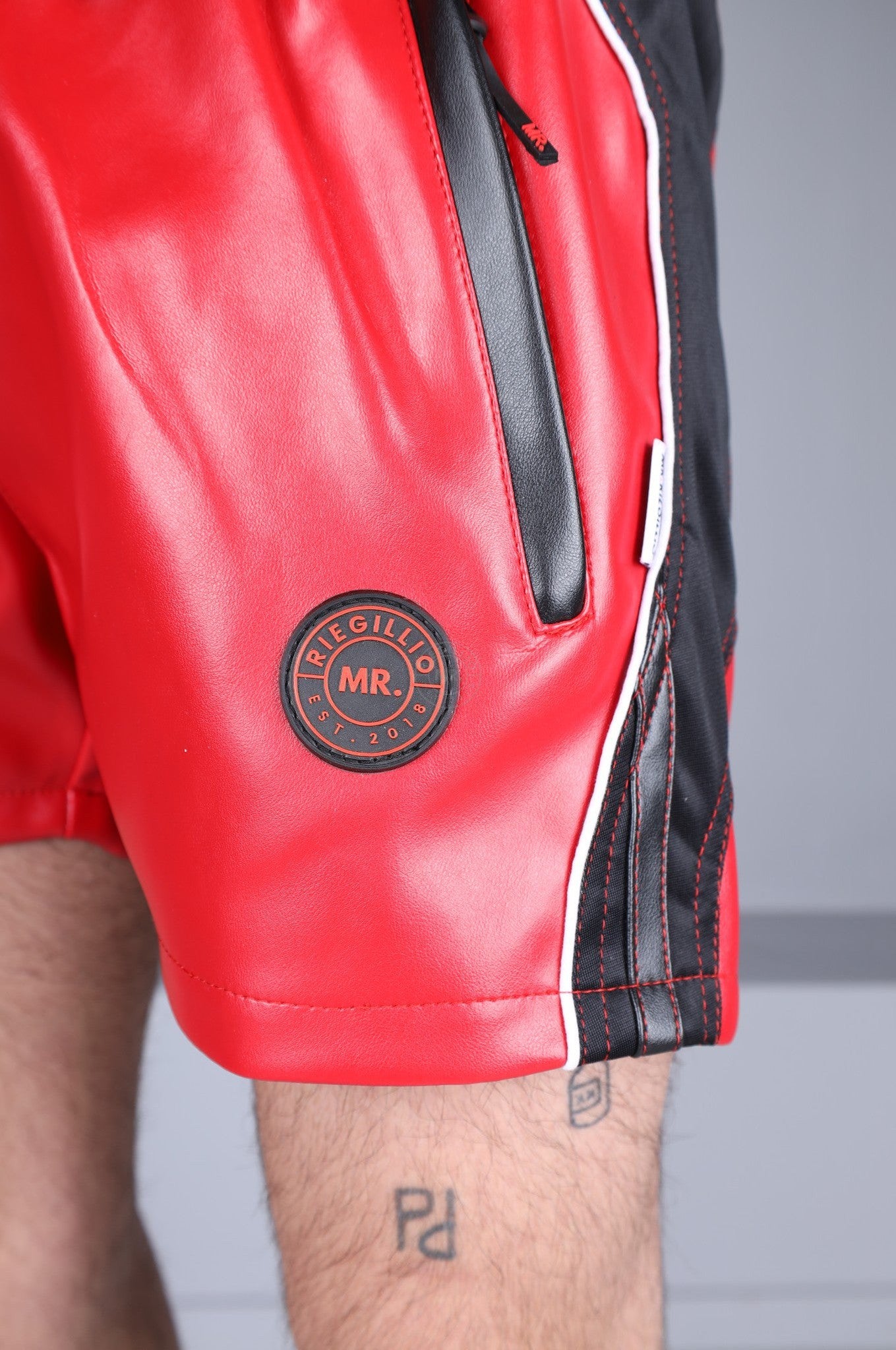 MR. 24 Track Short - Red at MR. Riegillio