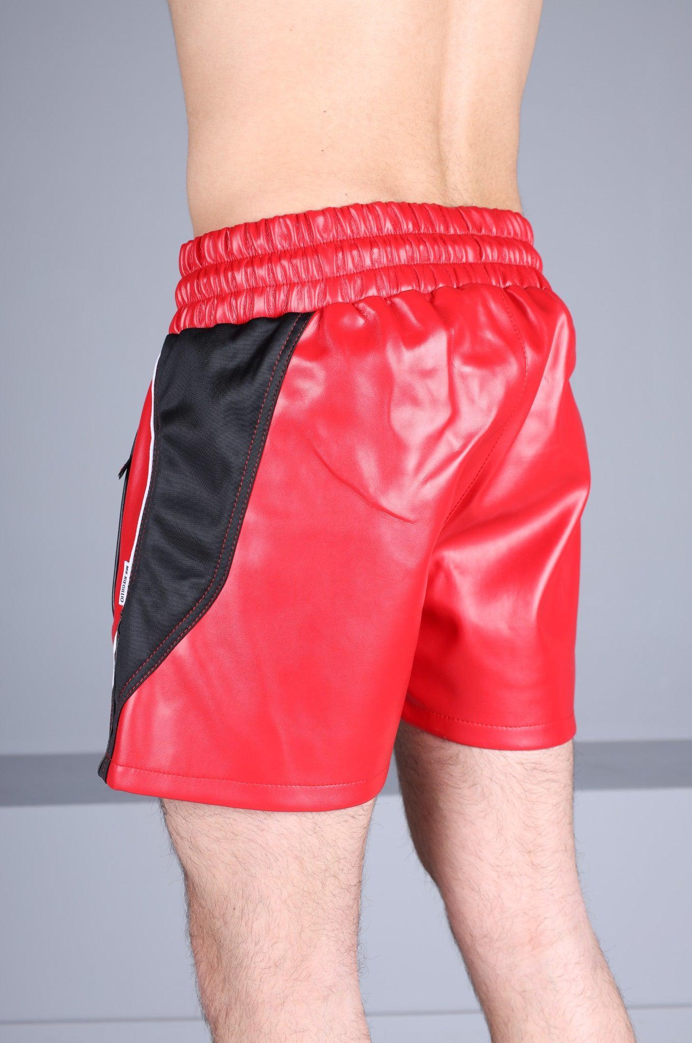 MR. 24 Track Short - Red at MR. Riegillio