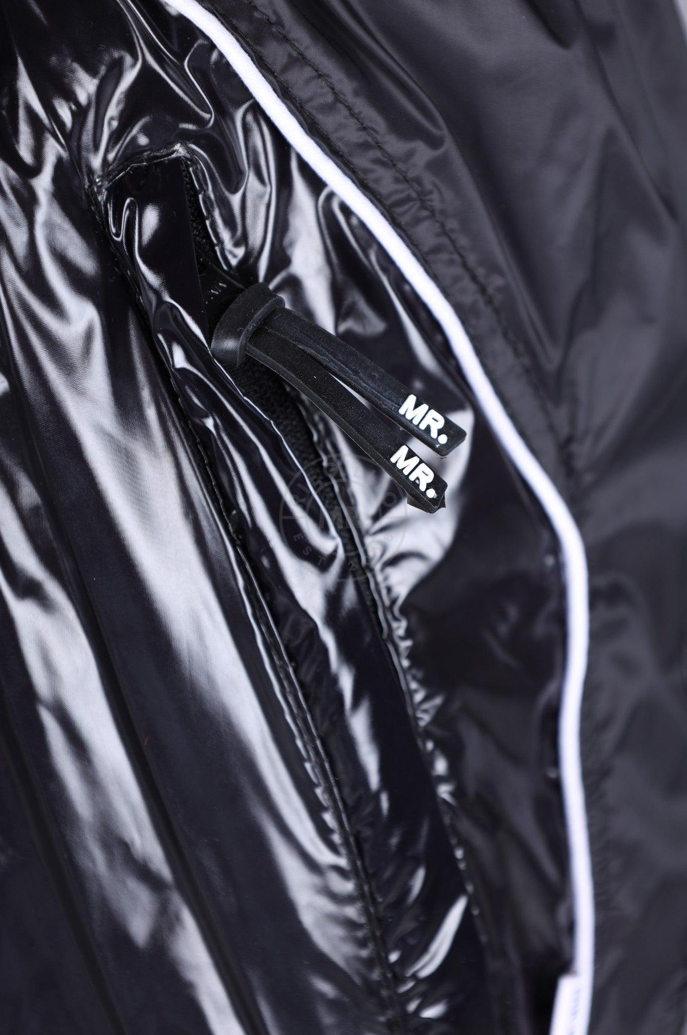 Shiny Nylon 24 Mini Short - Black at MR. Riegillio