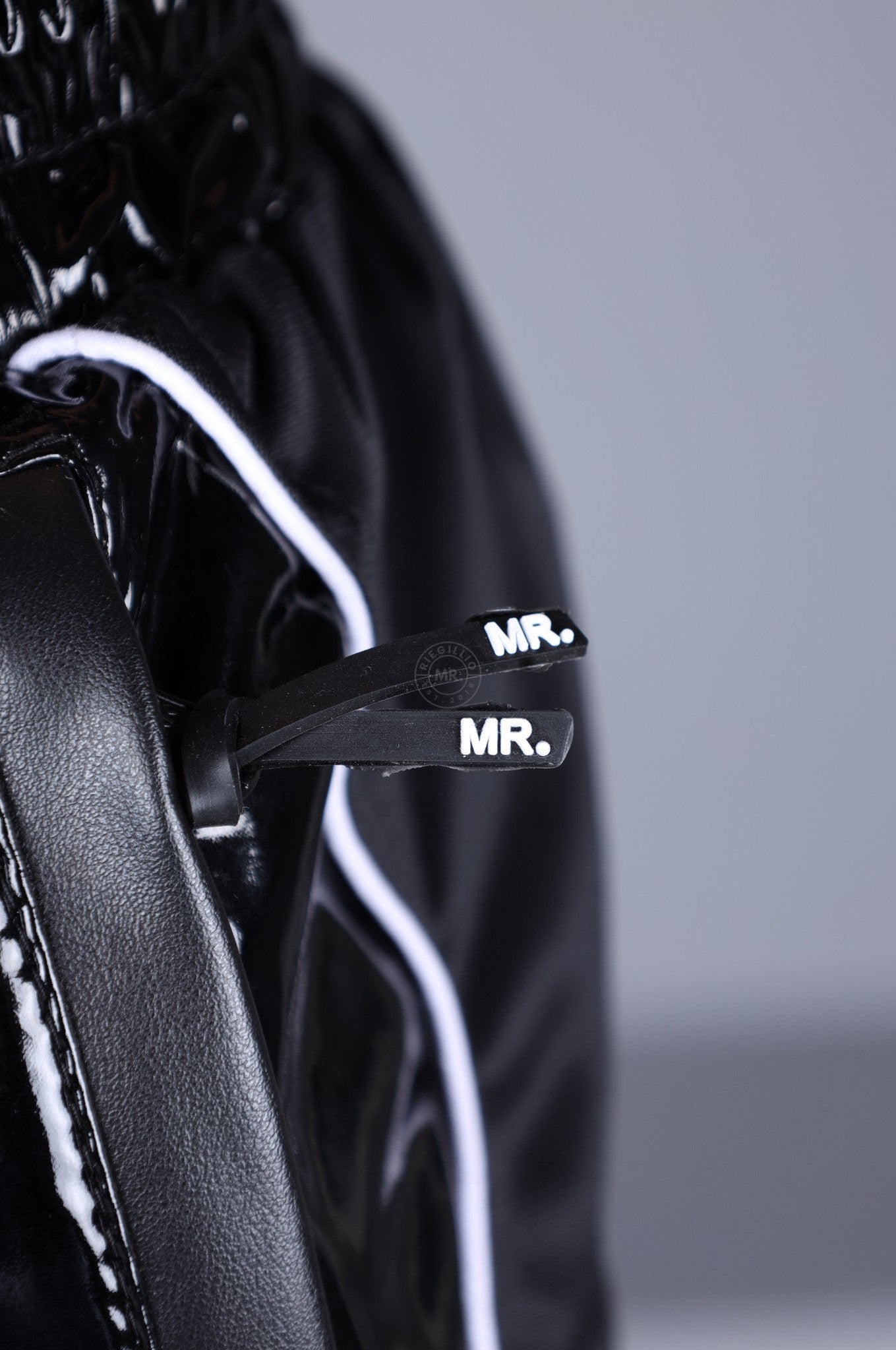 PVC 24 Mini Short Thru Zip – Black at MR. Riegillio
