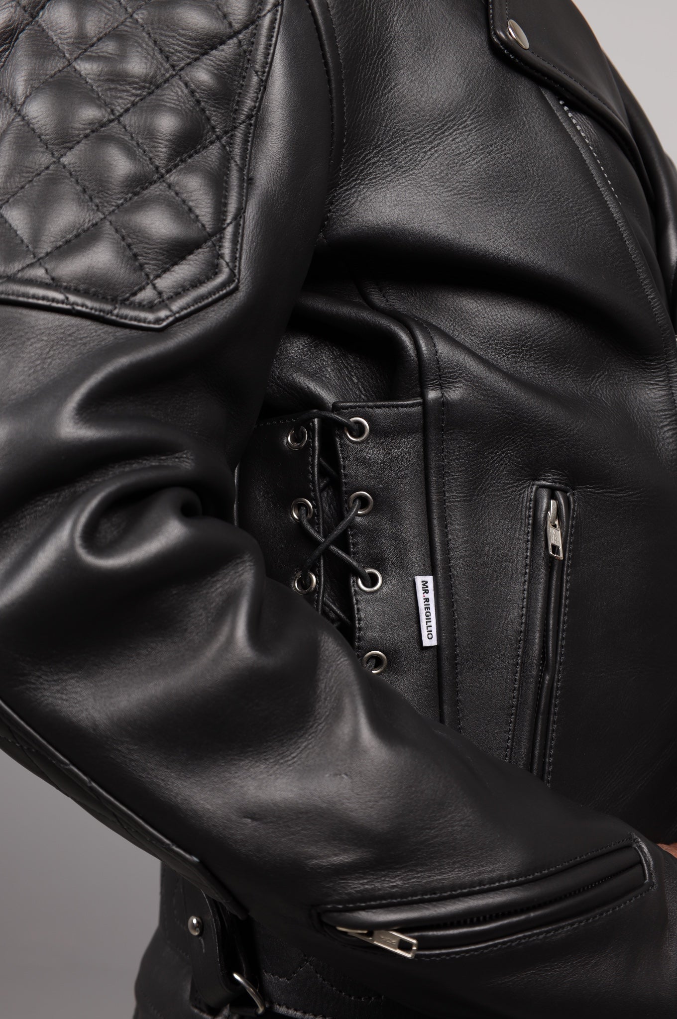 Leather Uniform Jacket at MR. Riegillio