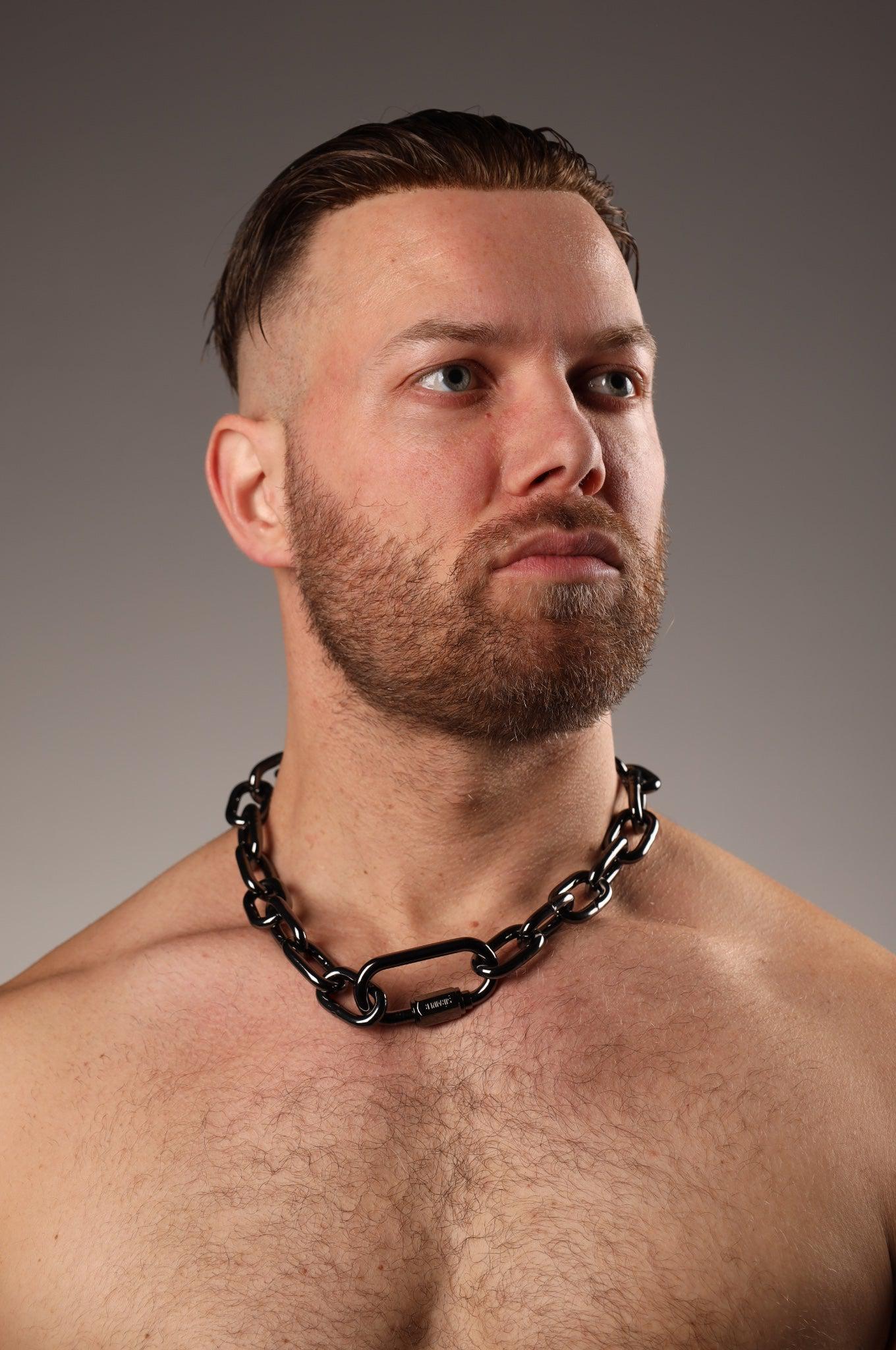 SIRAINER Chain Collar - Black at MR. Riegillio