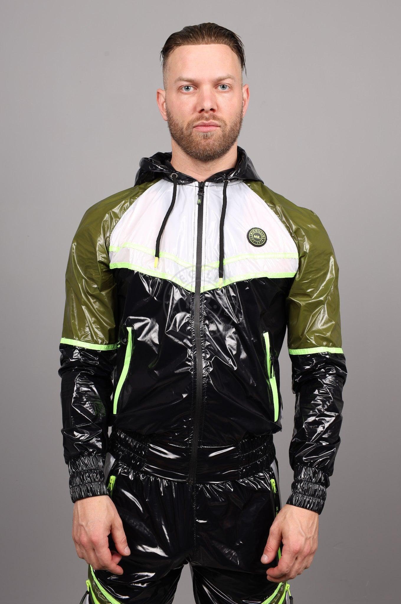 Shiny Nylon Tracksuit Jacket - FUNIS at MR. Riegillio