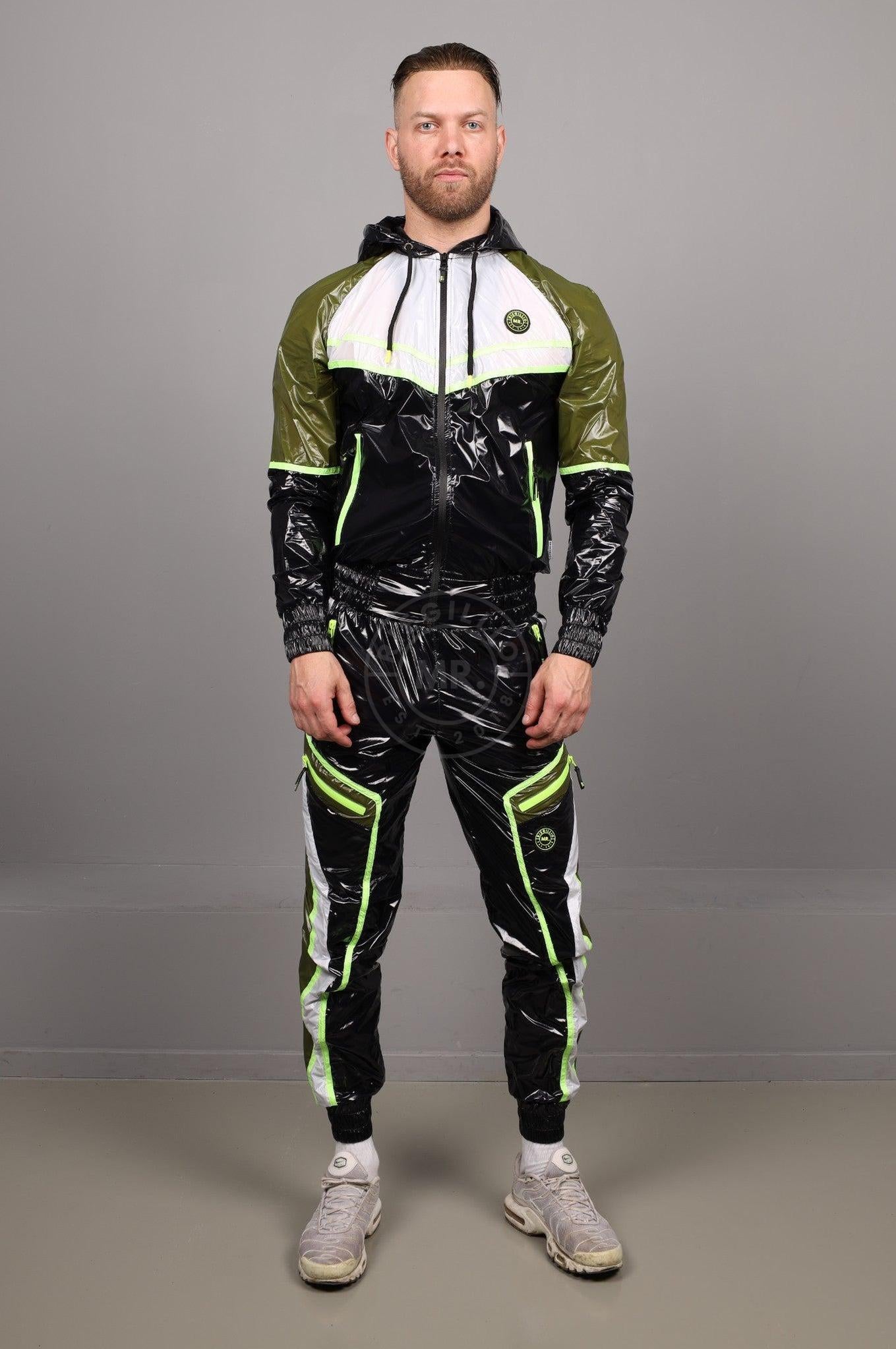 Shiny Nylon Tracksuit Pants - FUNIS at MR. Riegillio