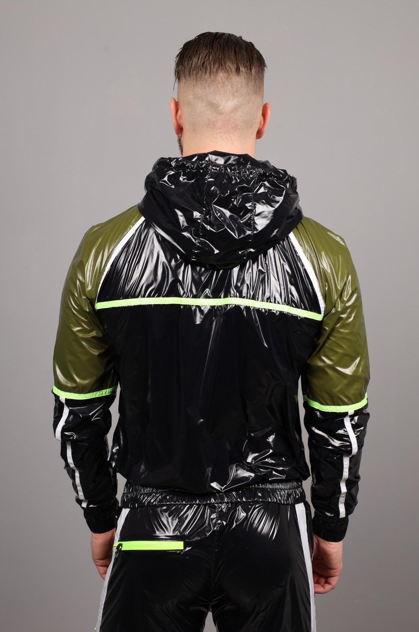 Shiny Nylon Tracksuit Jacket - FUNIS at MR. Riegillio
