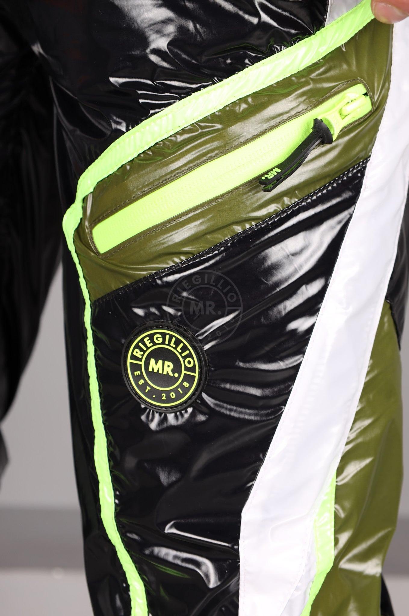 Shiny Nylon Tracksuit Pants - FUNIS at MR. Riegillio