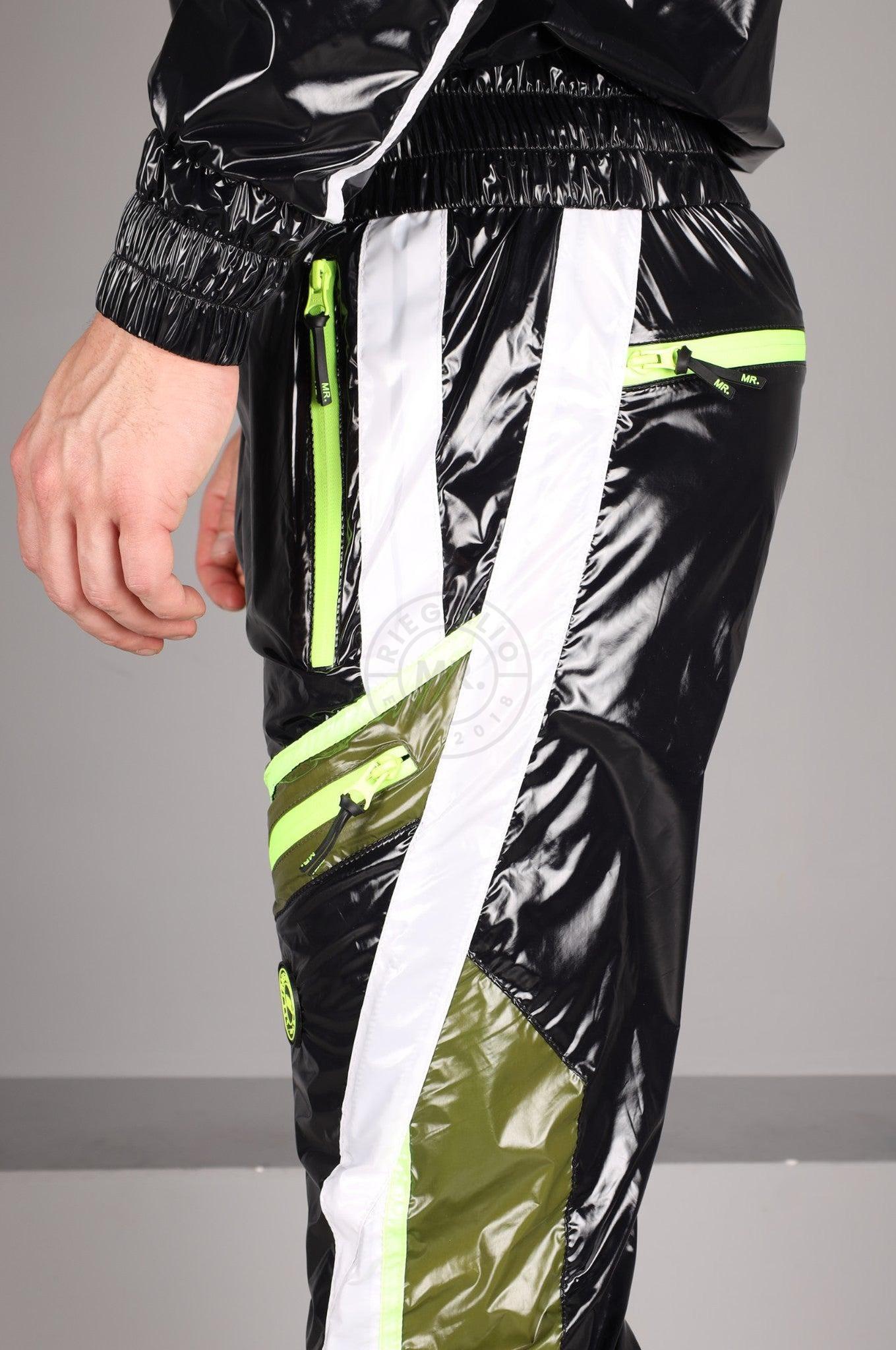 Shiny Nylon Tracksuit Pants - FUNIS at MR. Riegillio