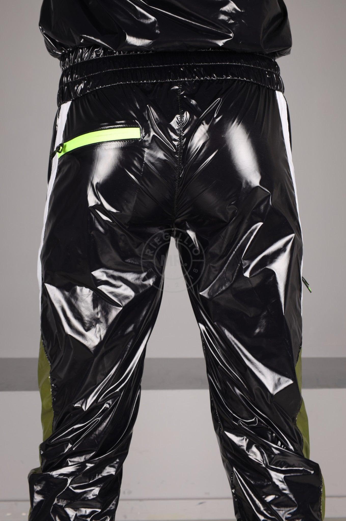 Shiny Nylon Tracksuit Pants - FUNIS at MR. Riegillio