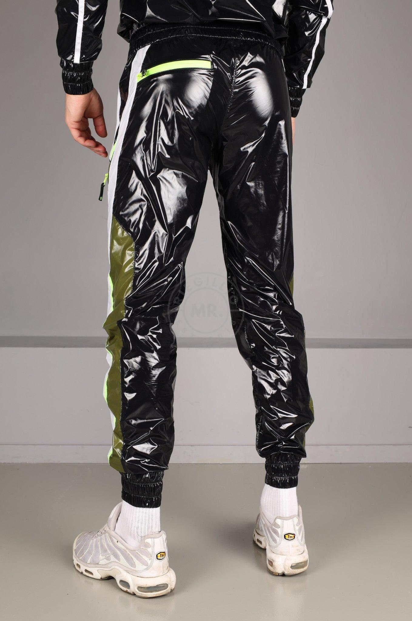 Shiny Nylon Tracksuit Pants - FUNIS at MR. Riegillio