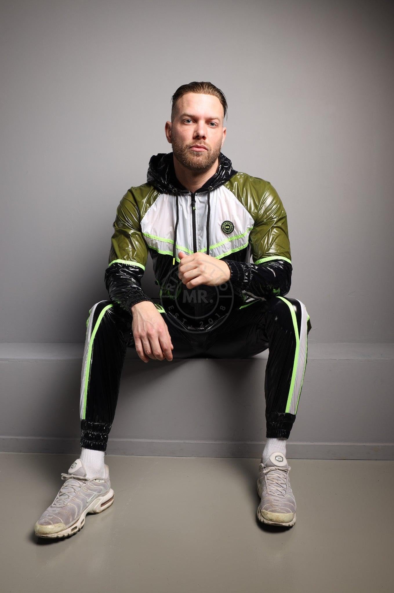 Shiny Nylon Tracksuit Jacket - FUNIS at MR. Riegillio