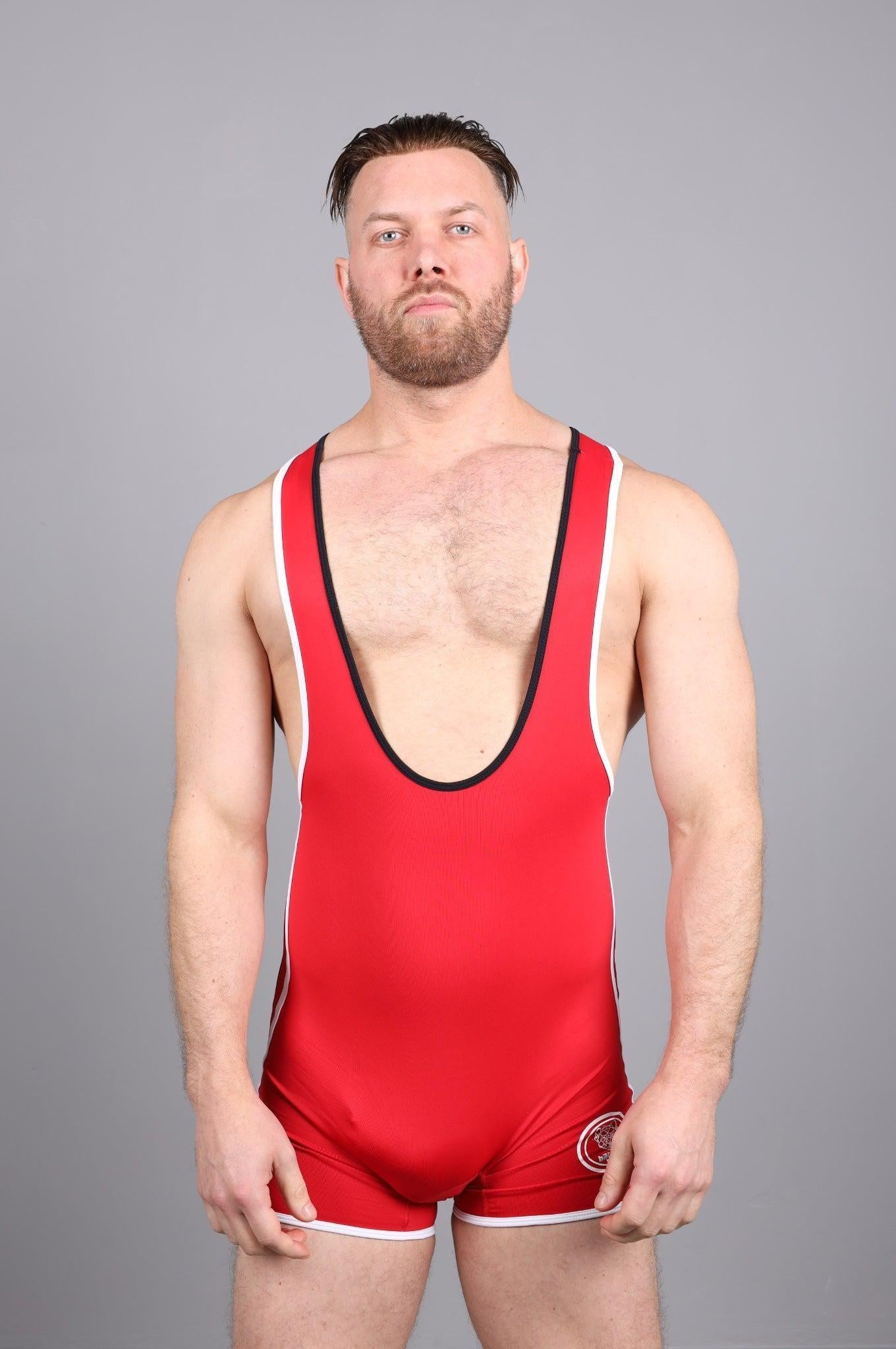 Barcode Singlet Allan - Red / Black / White at MR. Riegillio