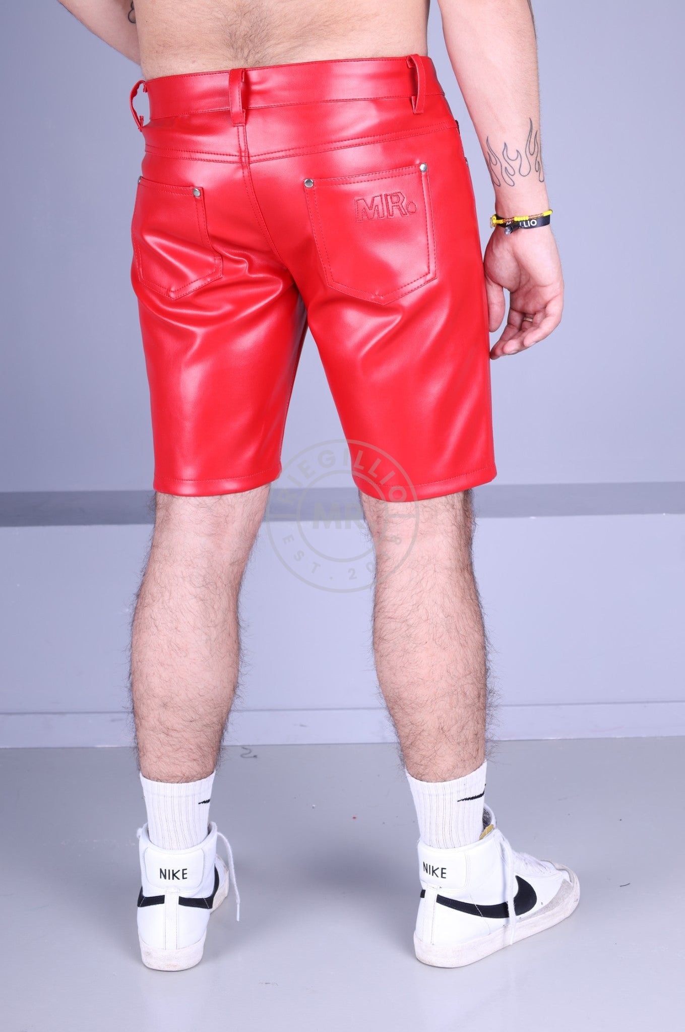 MR. 5-Pocket Short Red
