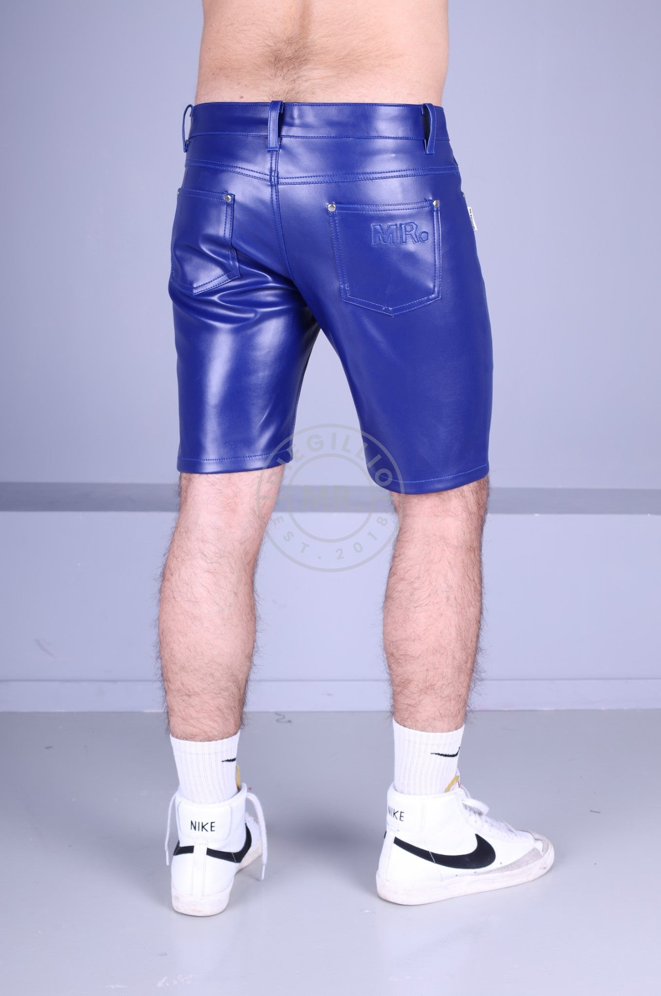 MR. 5-Pocket Short Blue