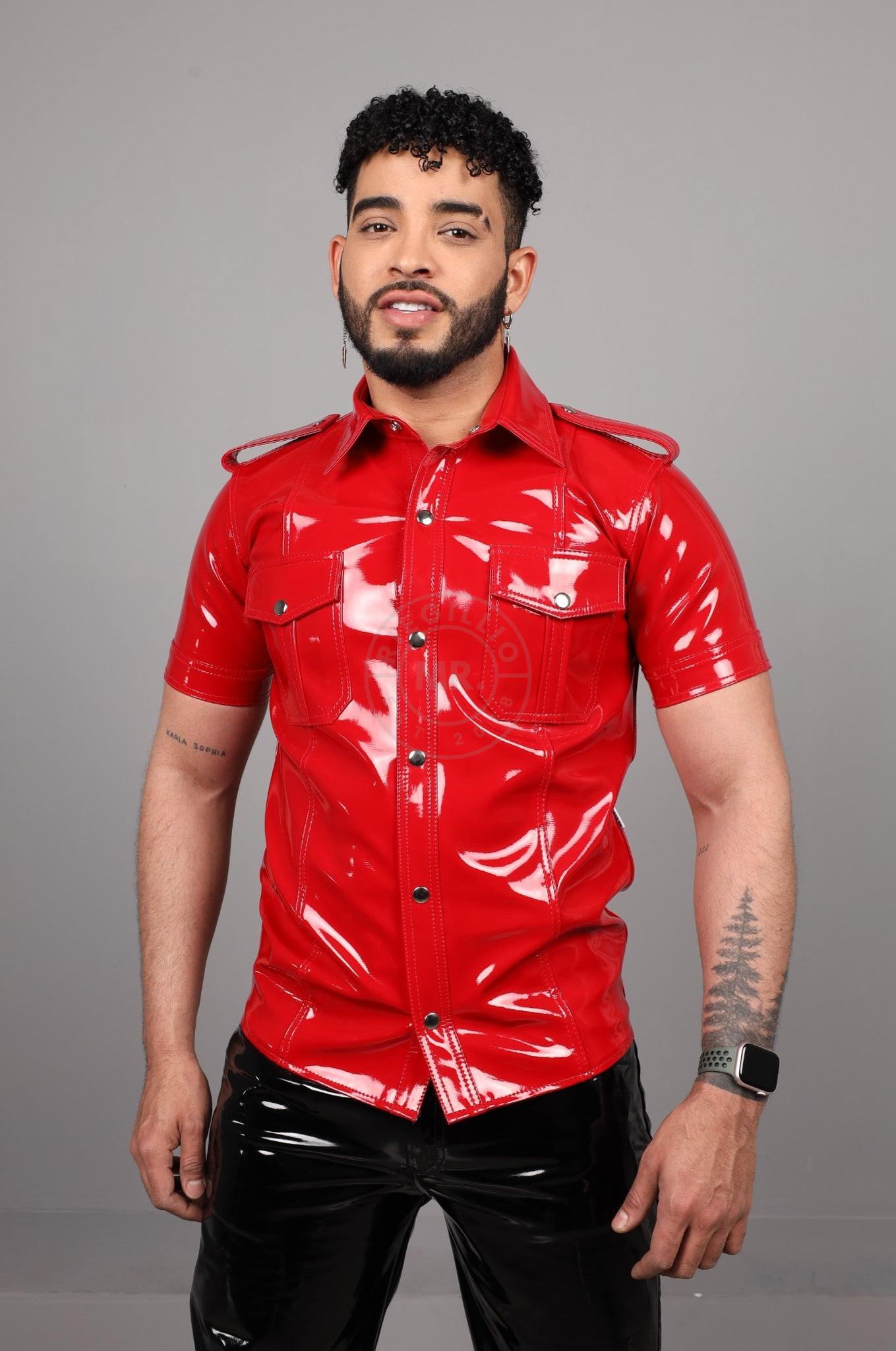 Red PVC Shirt at MR. Riegillio