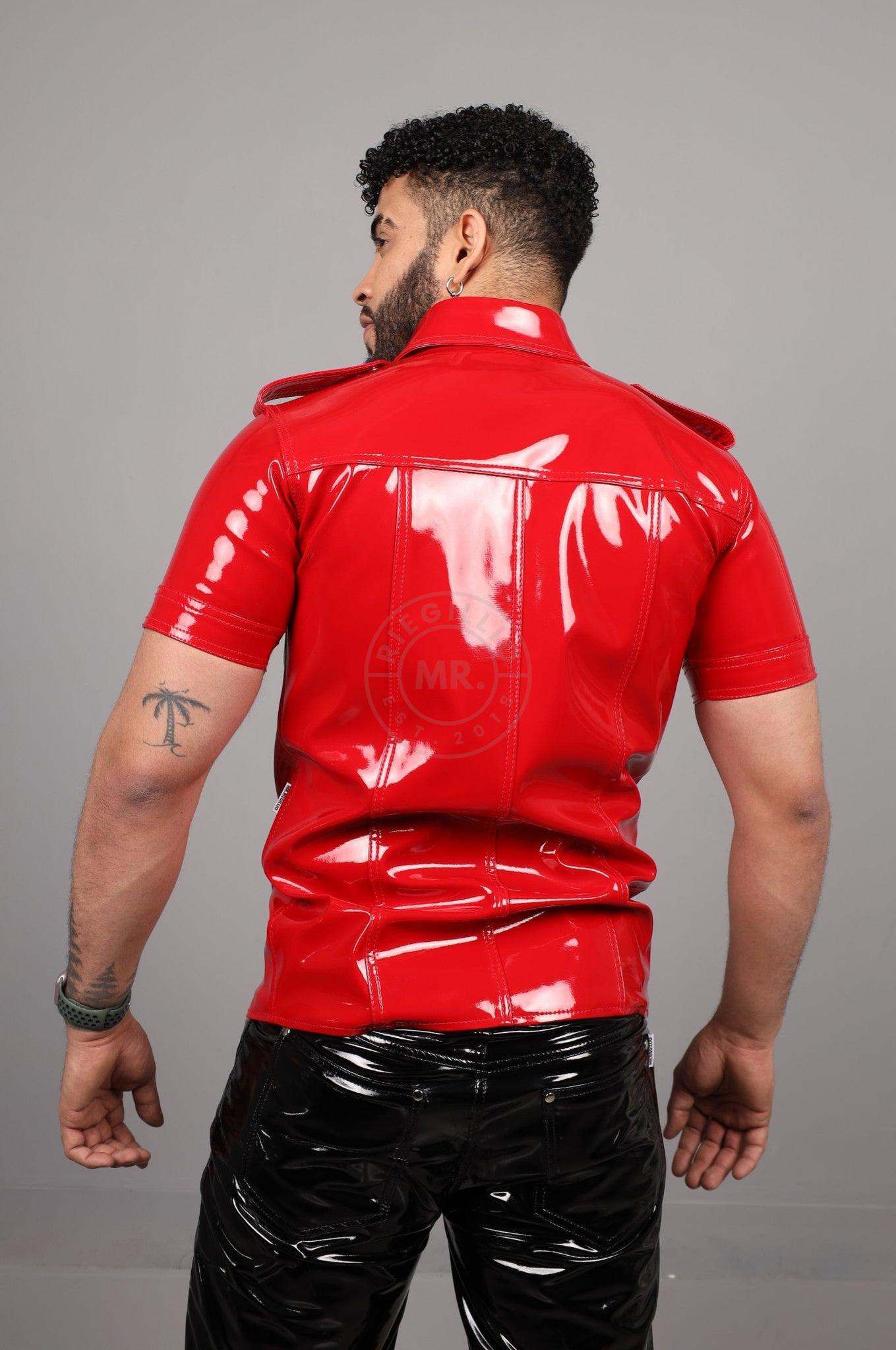 Red PVC Shirt at MR. Riegillio