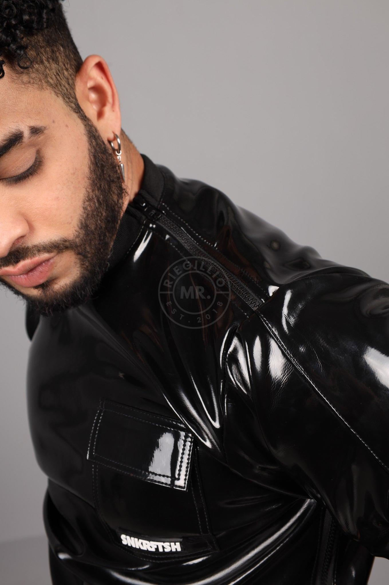 SNKRFTSH Black PVC Sweater at MR. Riegillio