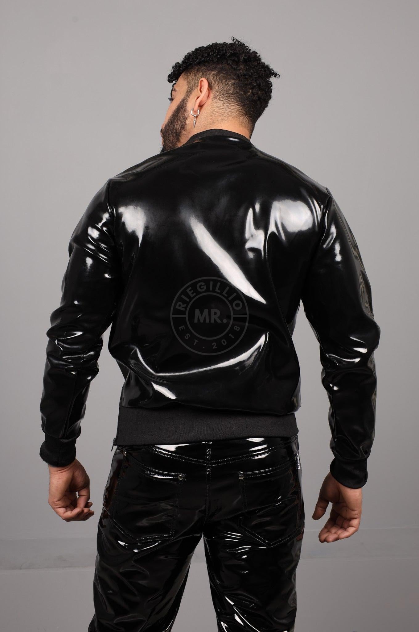 SNKRFTSH Black PVC Sweater at MR. Riegillio