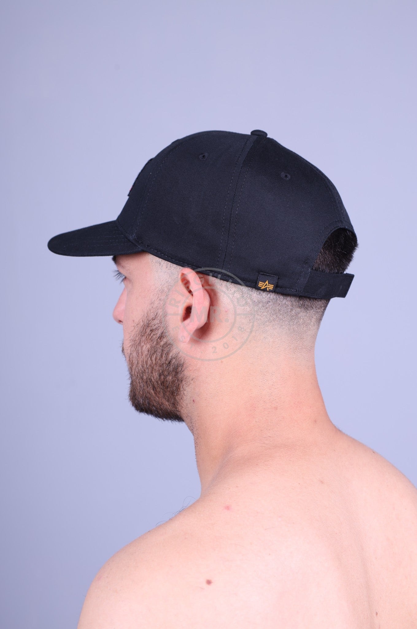 Alpha Industries Cap VLC II Schwarz-Rot