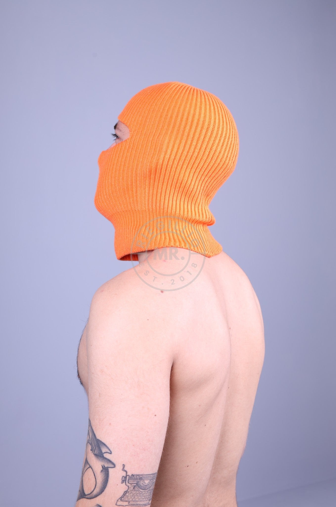Alpha Industries Label Sturmhaube-Alpha Orange
