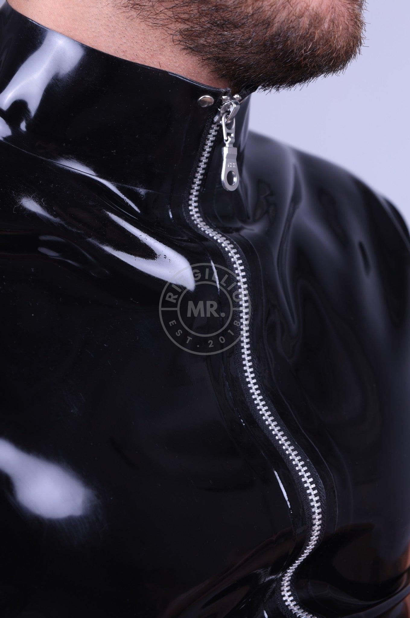 Rubber Zip T-Shirt - Collar at MR. Riegillio