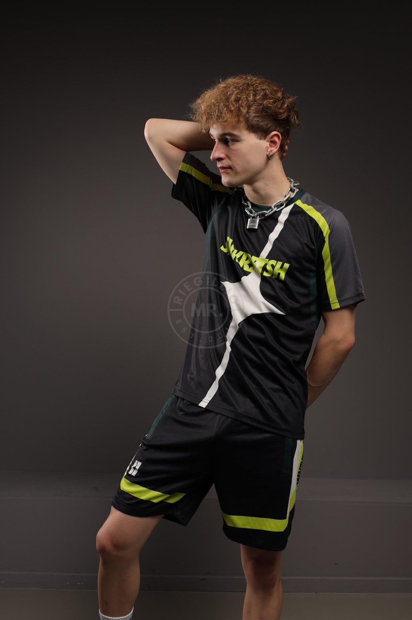 SNKRFTSH Sports Short SF24/7 - Green at MR. Riegillio