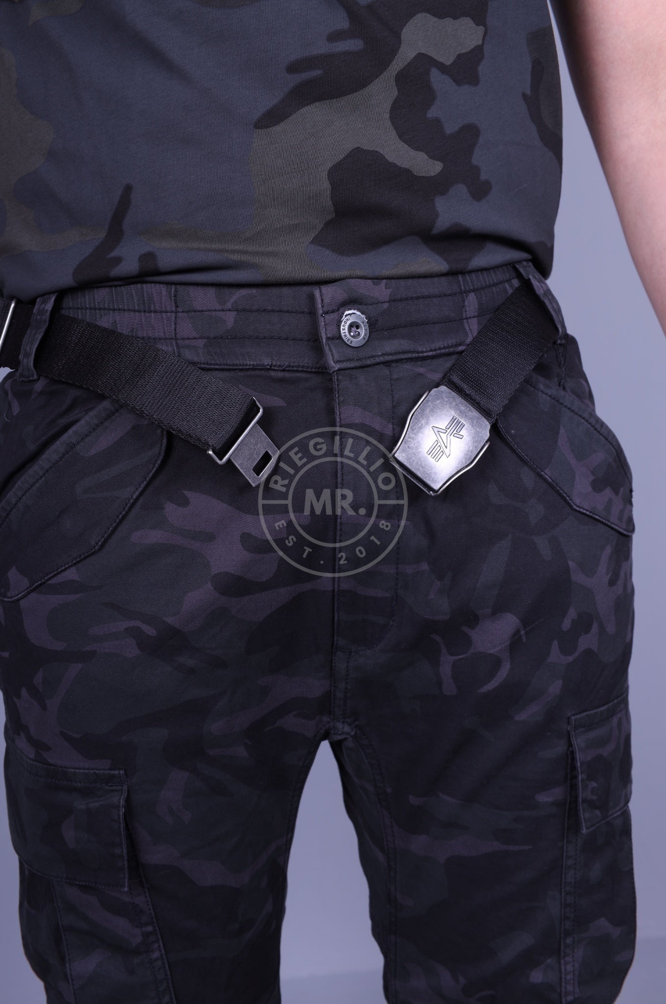Alpha Industries Buckle Belt by MR. Riegillio