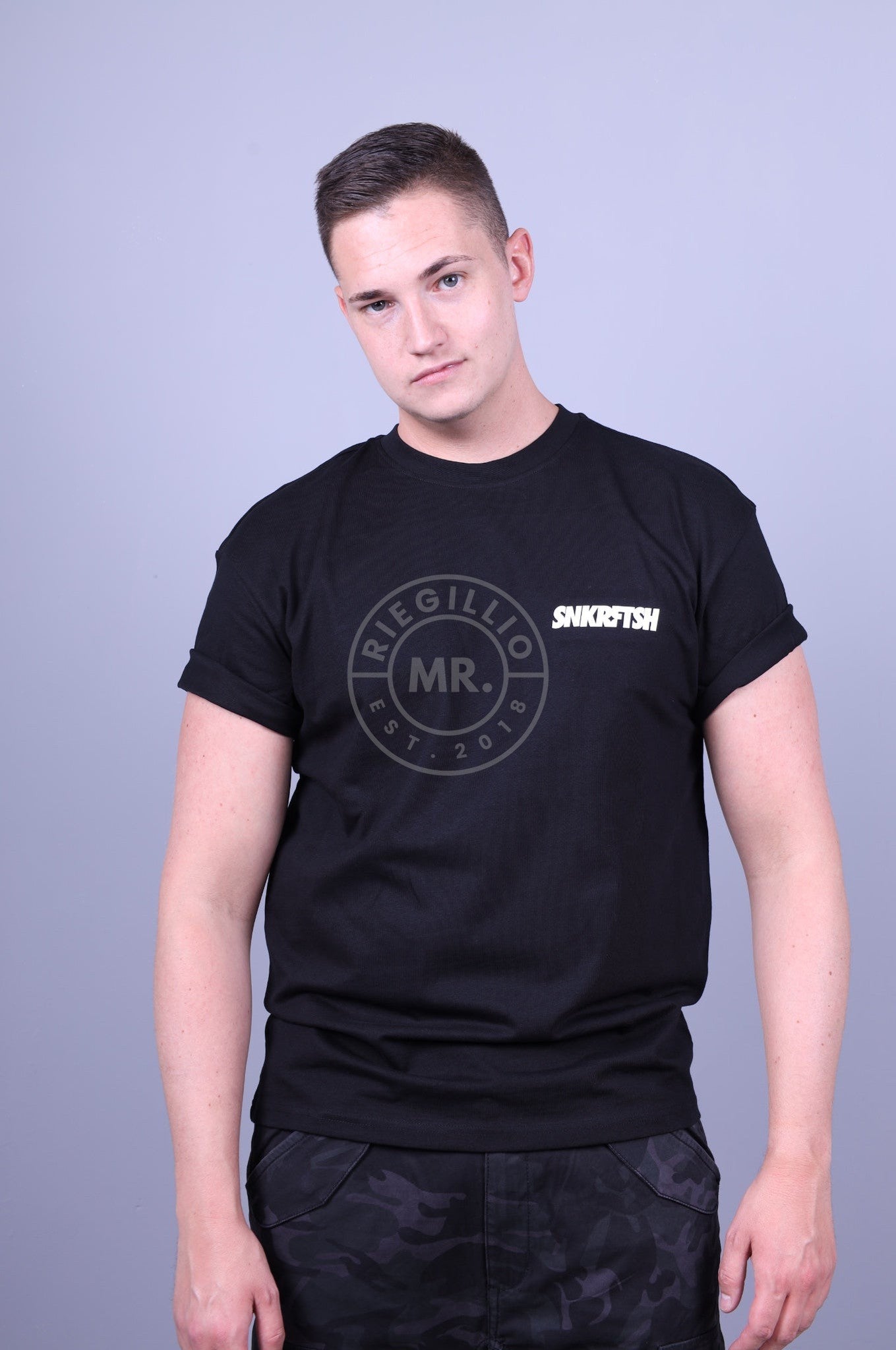 SNKRFTSH Logo T-shirt at MR. Riegillio