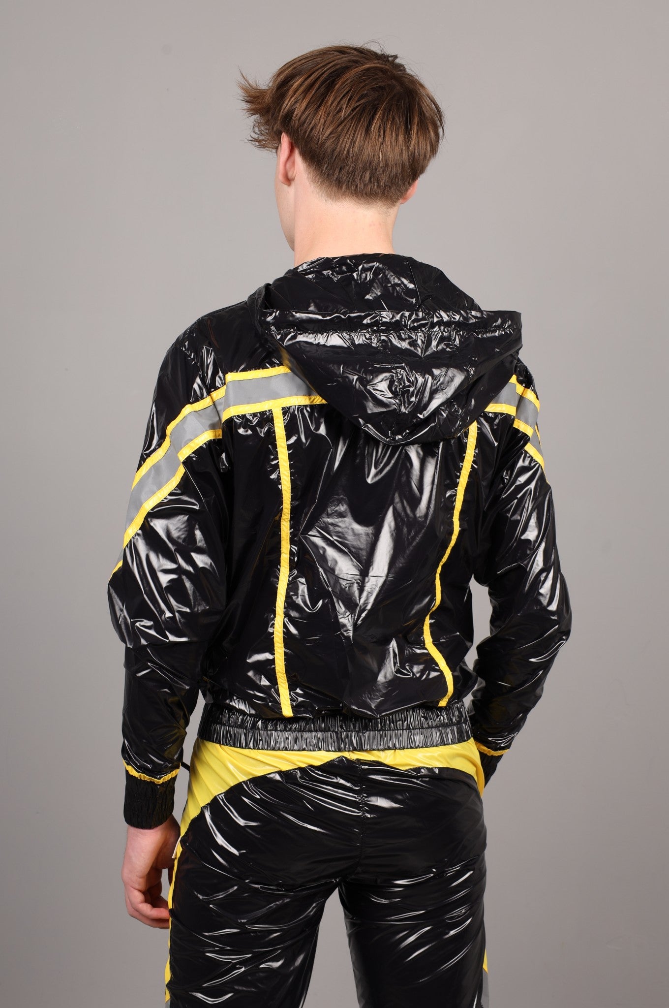 Shiny Nylon BASE Trainingsjacke - Gelb
