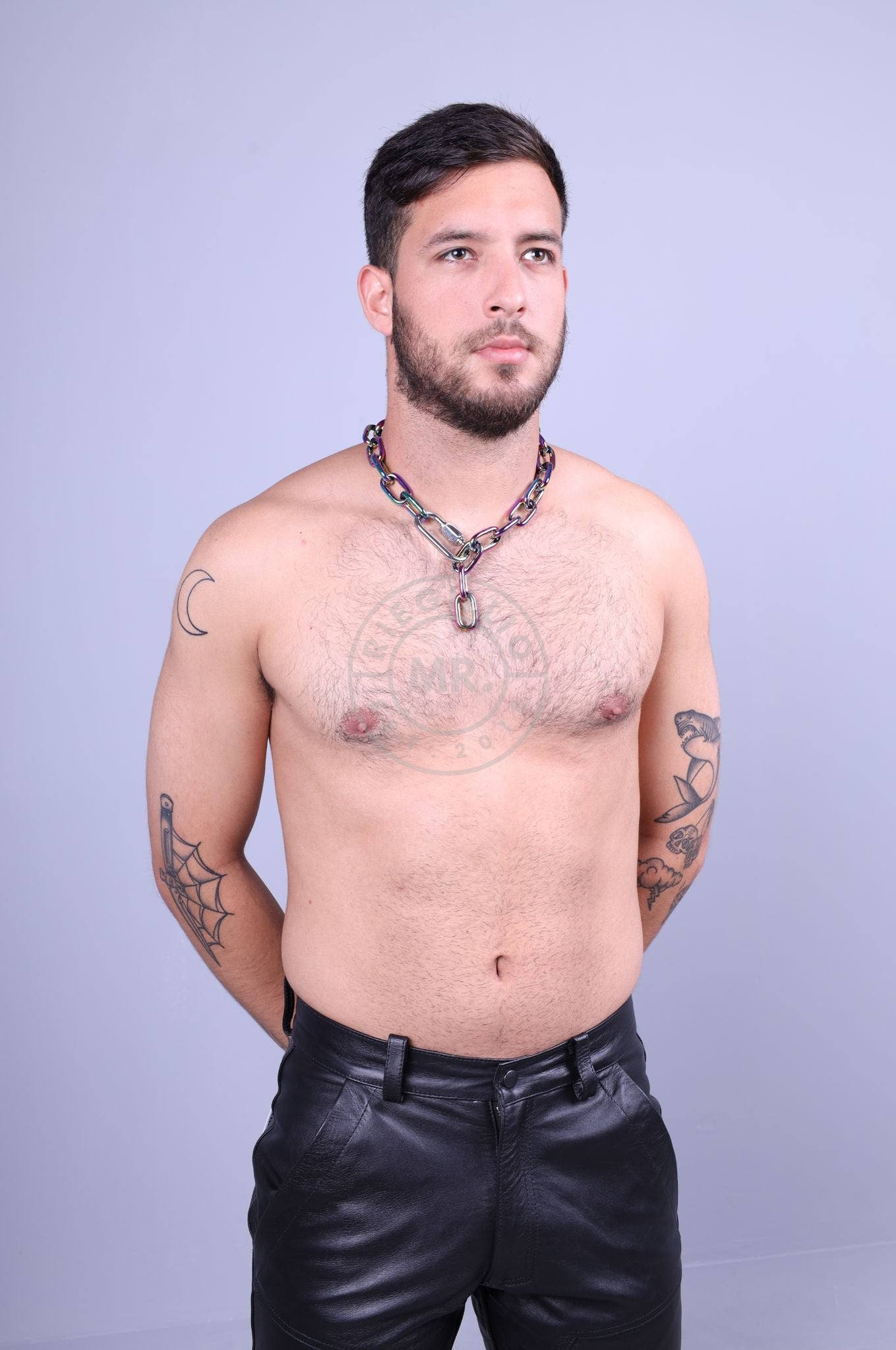 Chain Collar - Rainbow