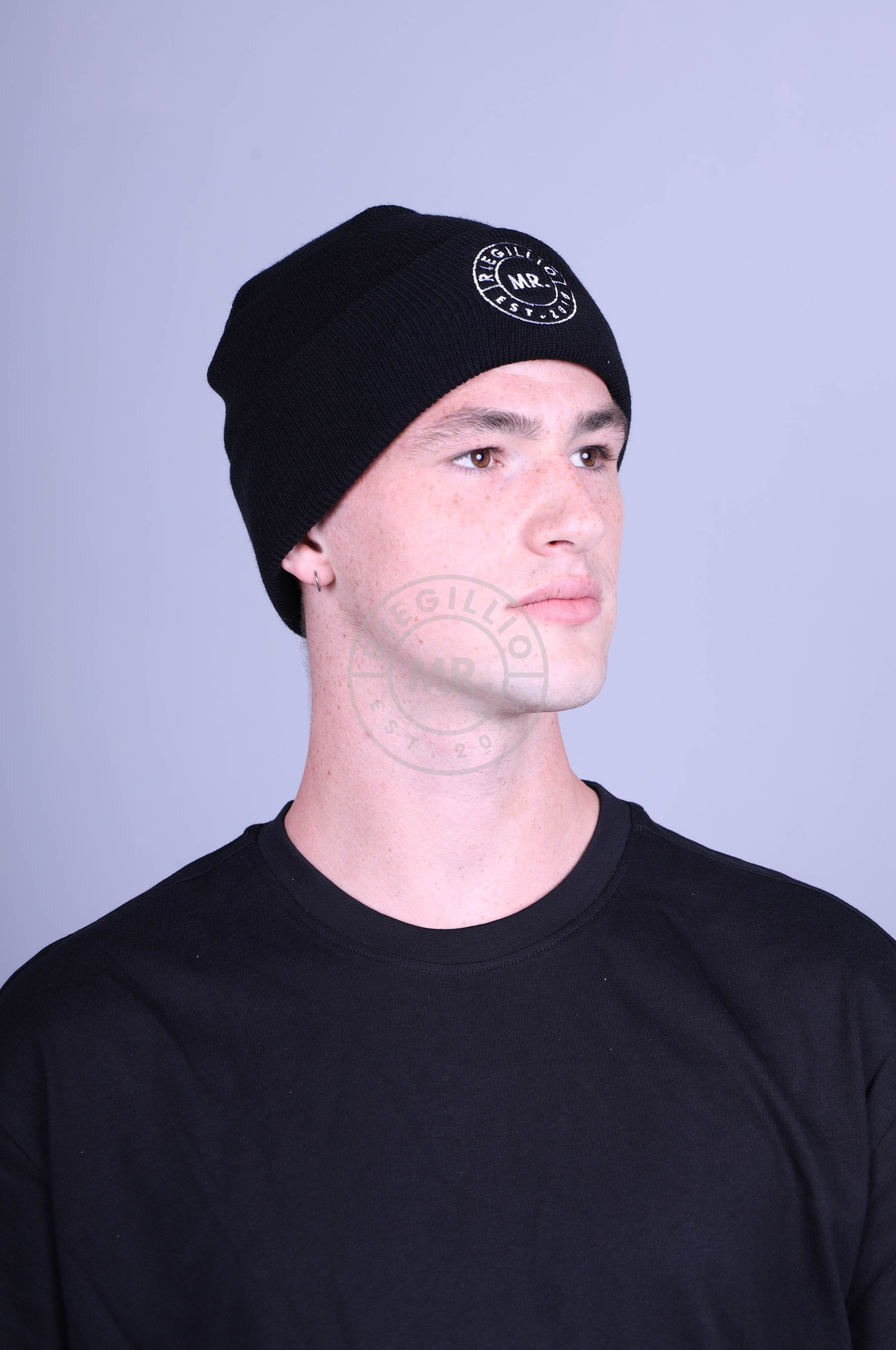 MR. Riegillio Beanie - Black-at MR. Riegillio