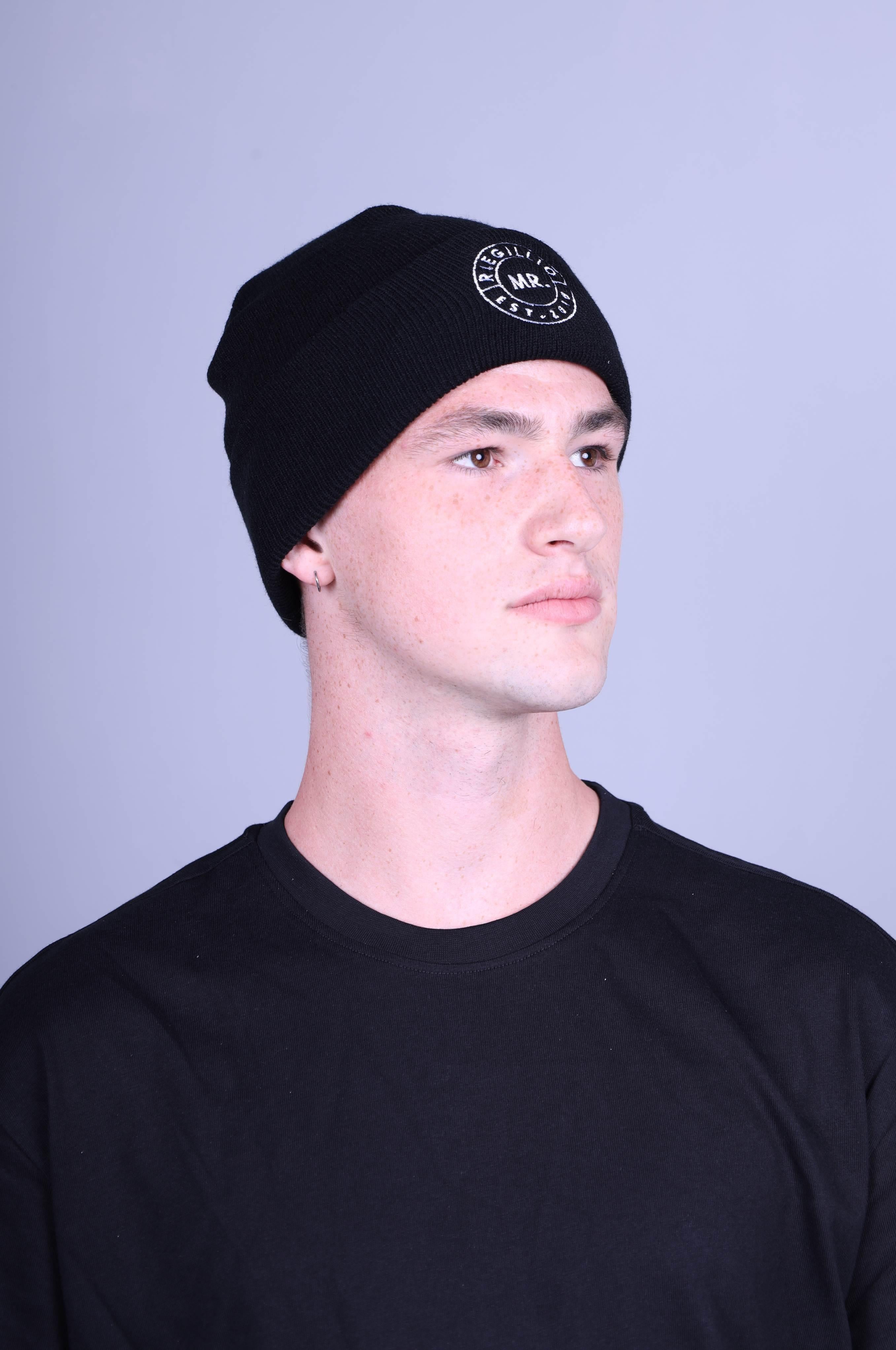 MR. Riegillio Beanie - Black at MR. Riegillio