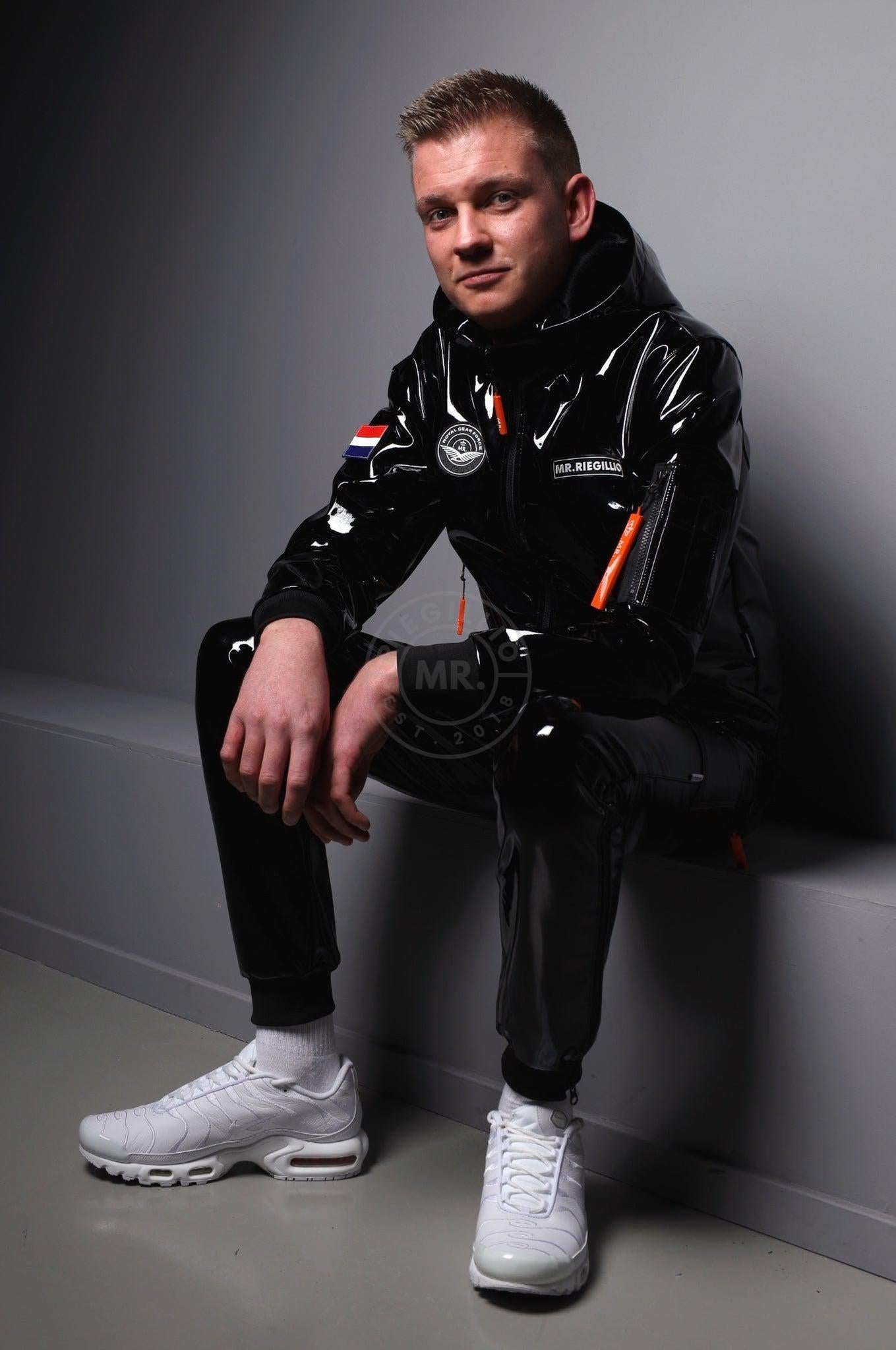 PVC Flight Tracksuit Jacket at MR. Riegillio