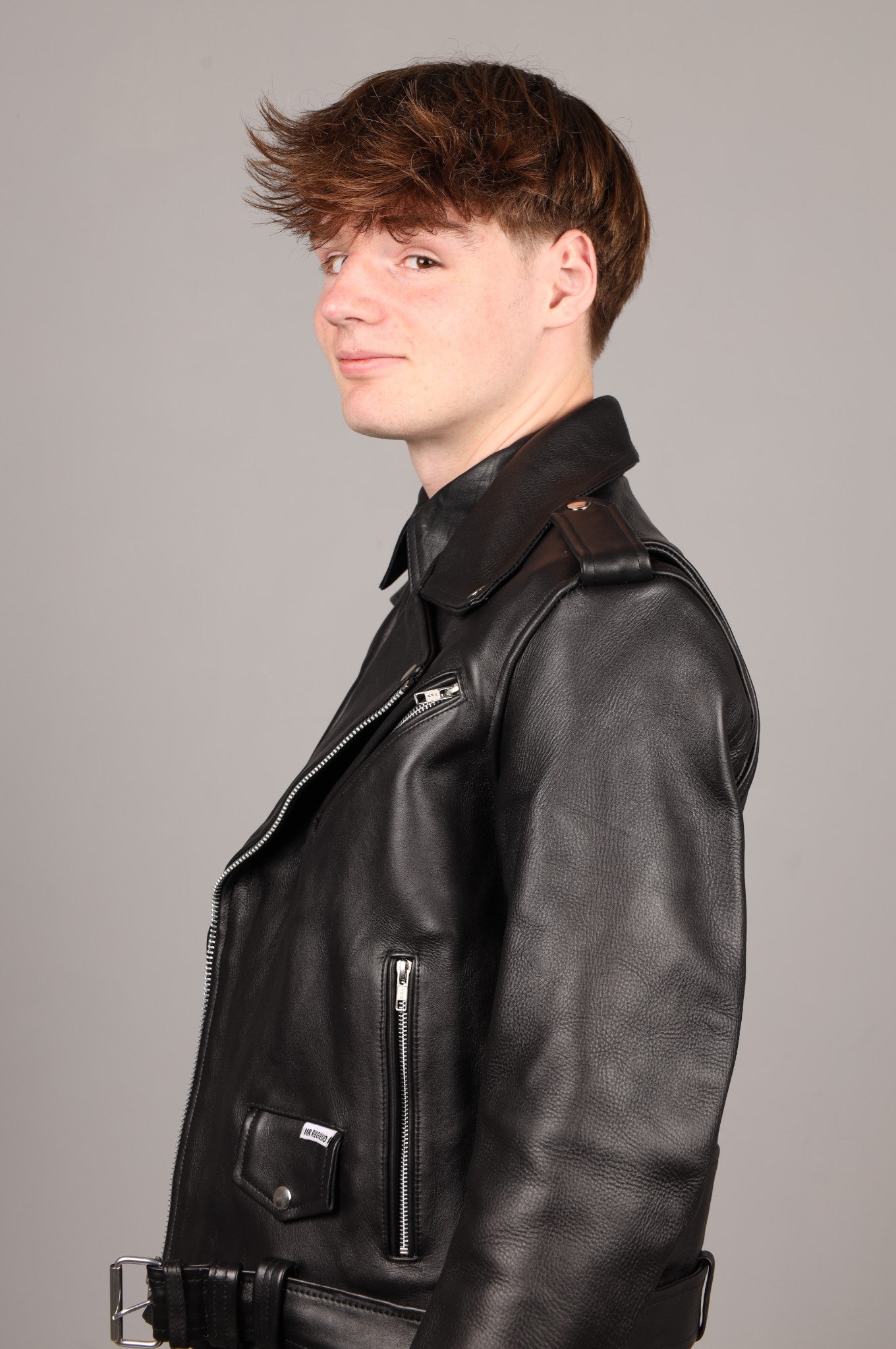 Leather Brando Jacket - Black