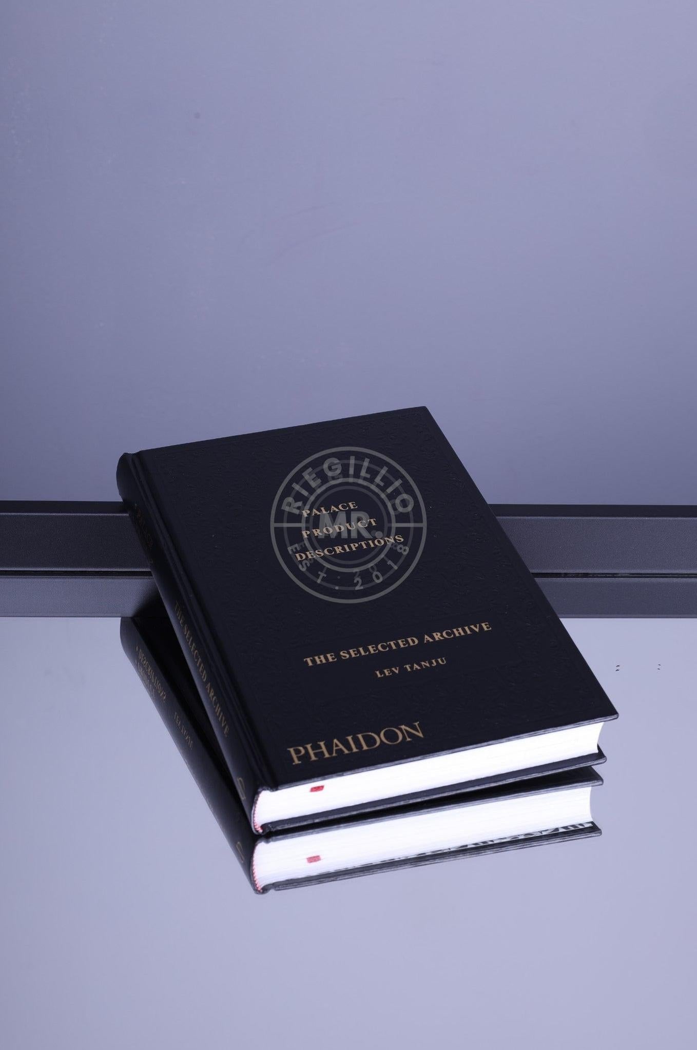 Table Book Palace Product Descriptions, The Selected Archive at MR. Riegillio