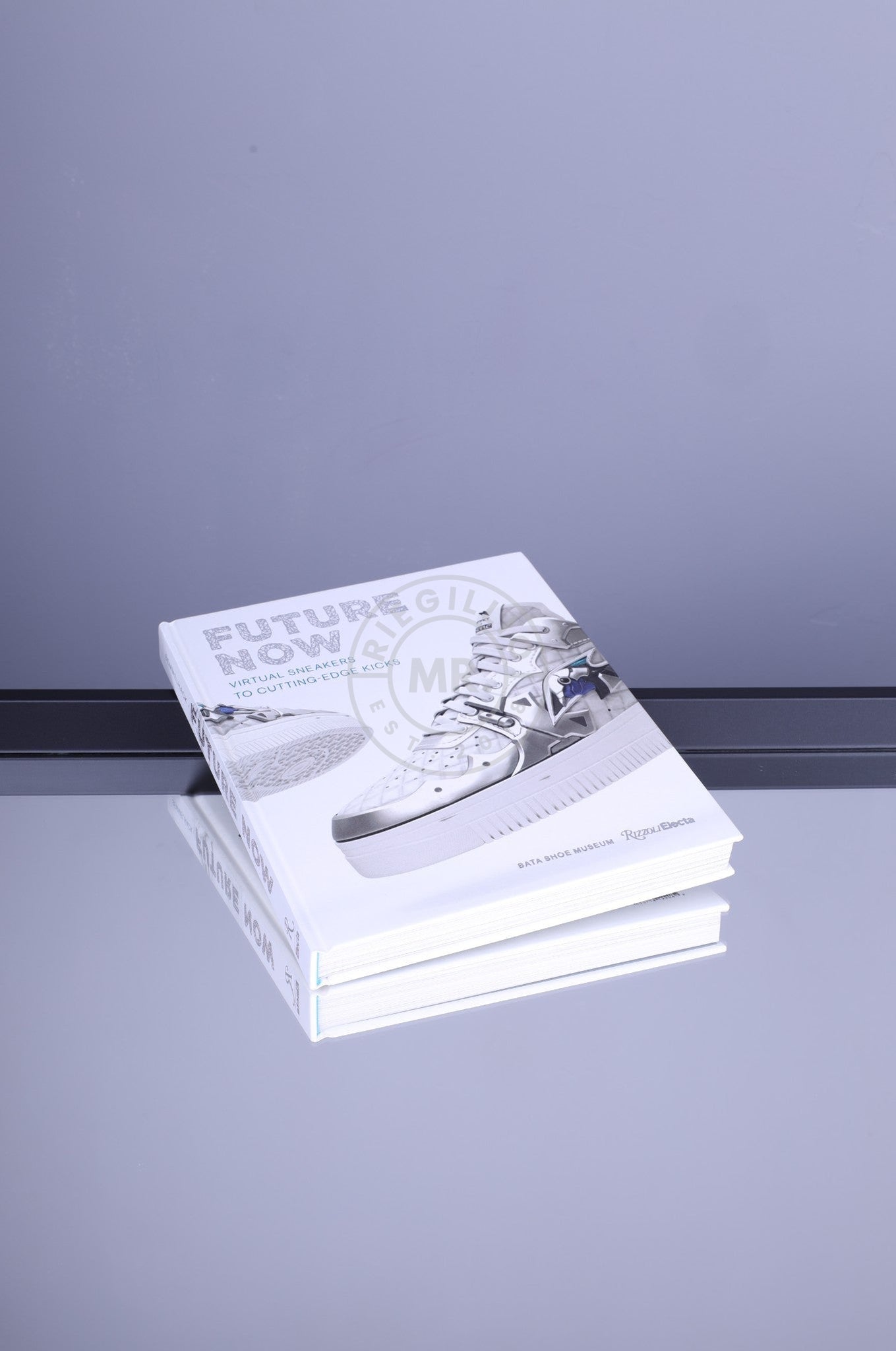 Table Book Future Now: Virtual Sneakers to Cutting-Edge Kicks at MR. Riegillio