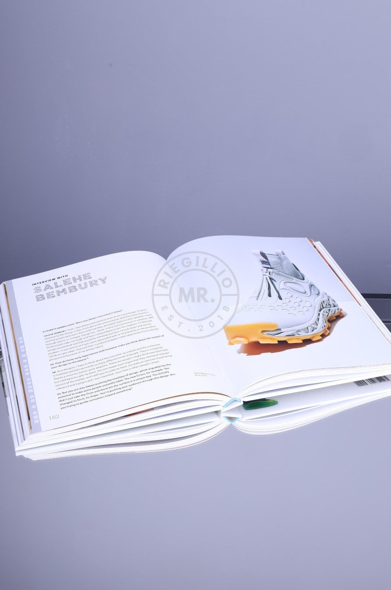 Table Book Future Now: Virtual Sneakers to Cutting-Edge Kicks at MR. Riegillio