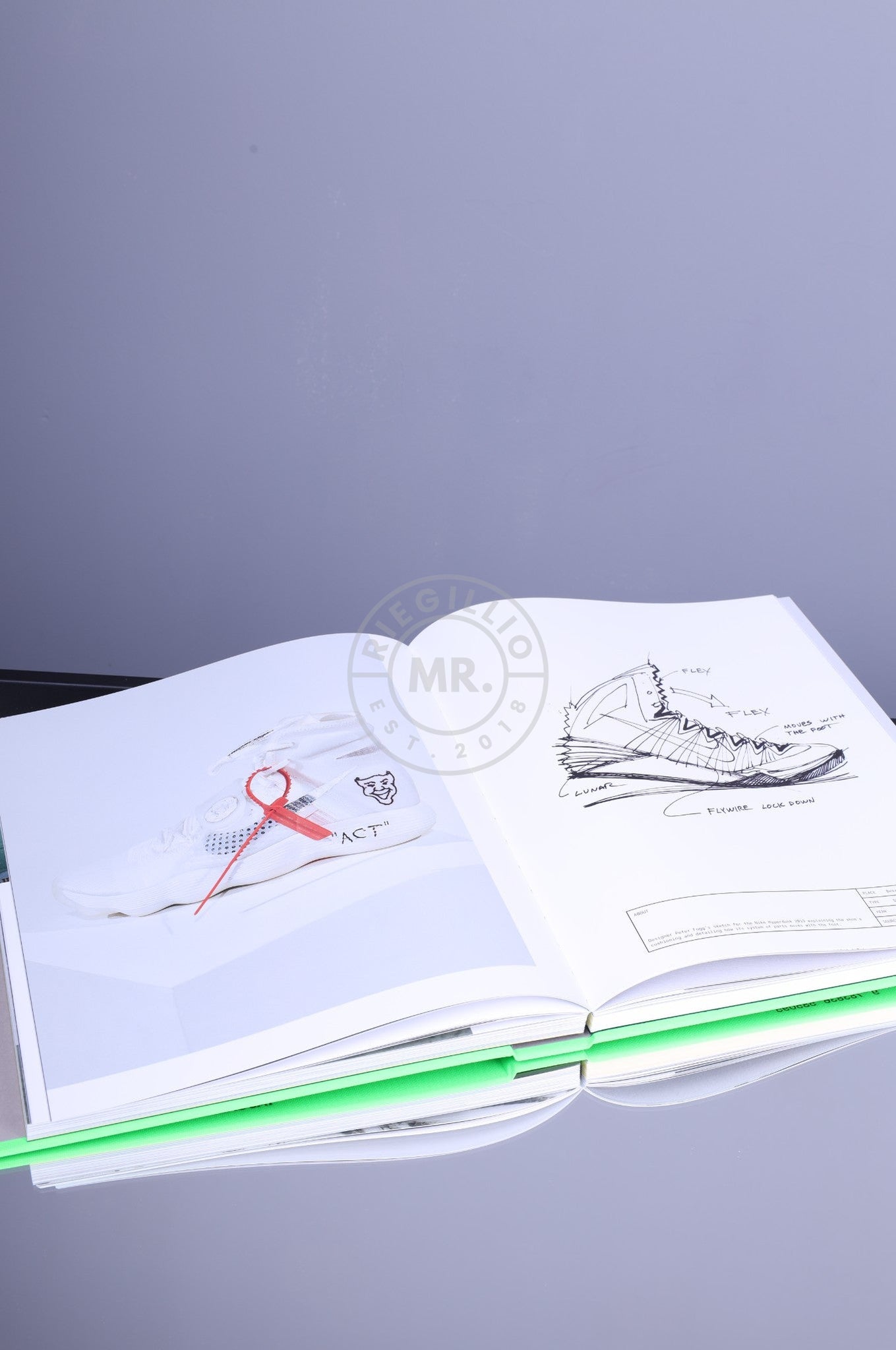 Table Book Virgil Abloh. Nike. ICONS-at MR. Riegillio