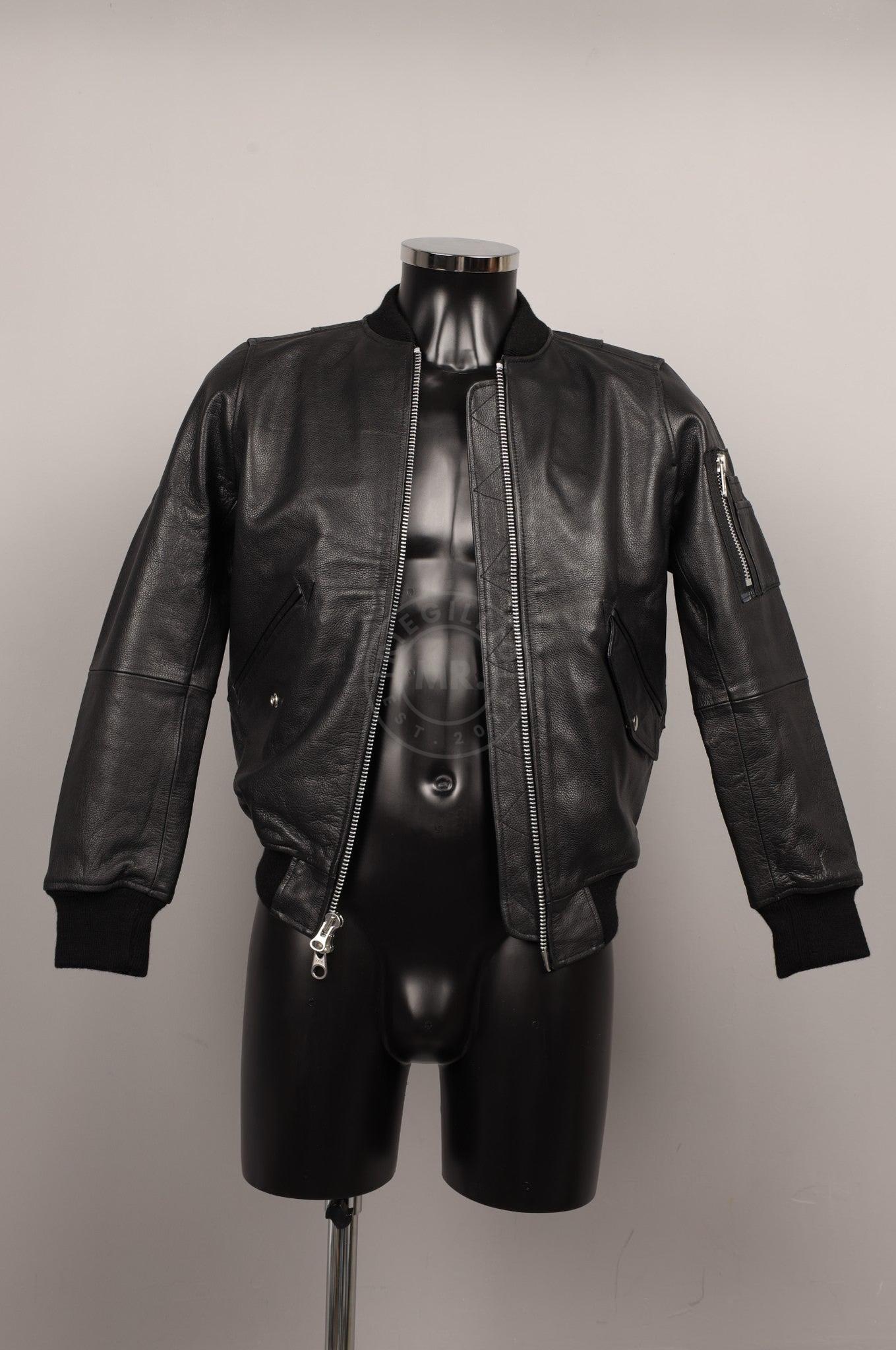 #028 Cowhide Leather Jacket at MR. Riegillio