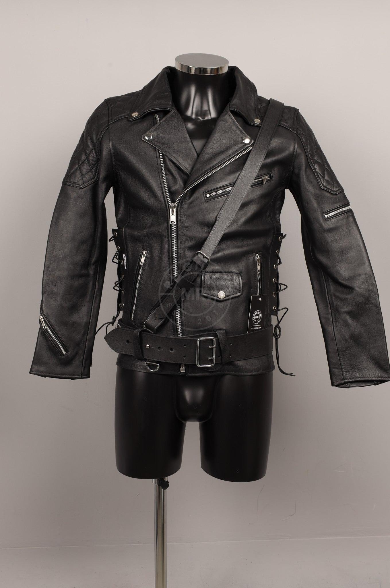 #032 Cowhide Leather Jacket at MR. Riegillio