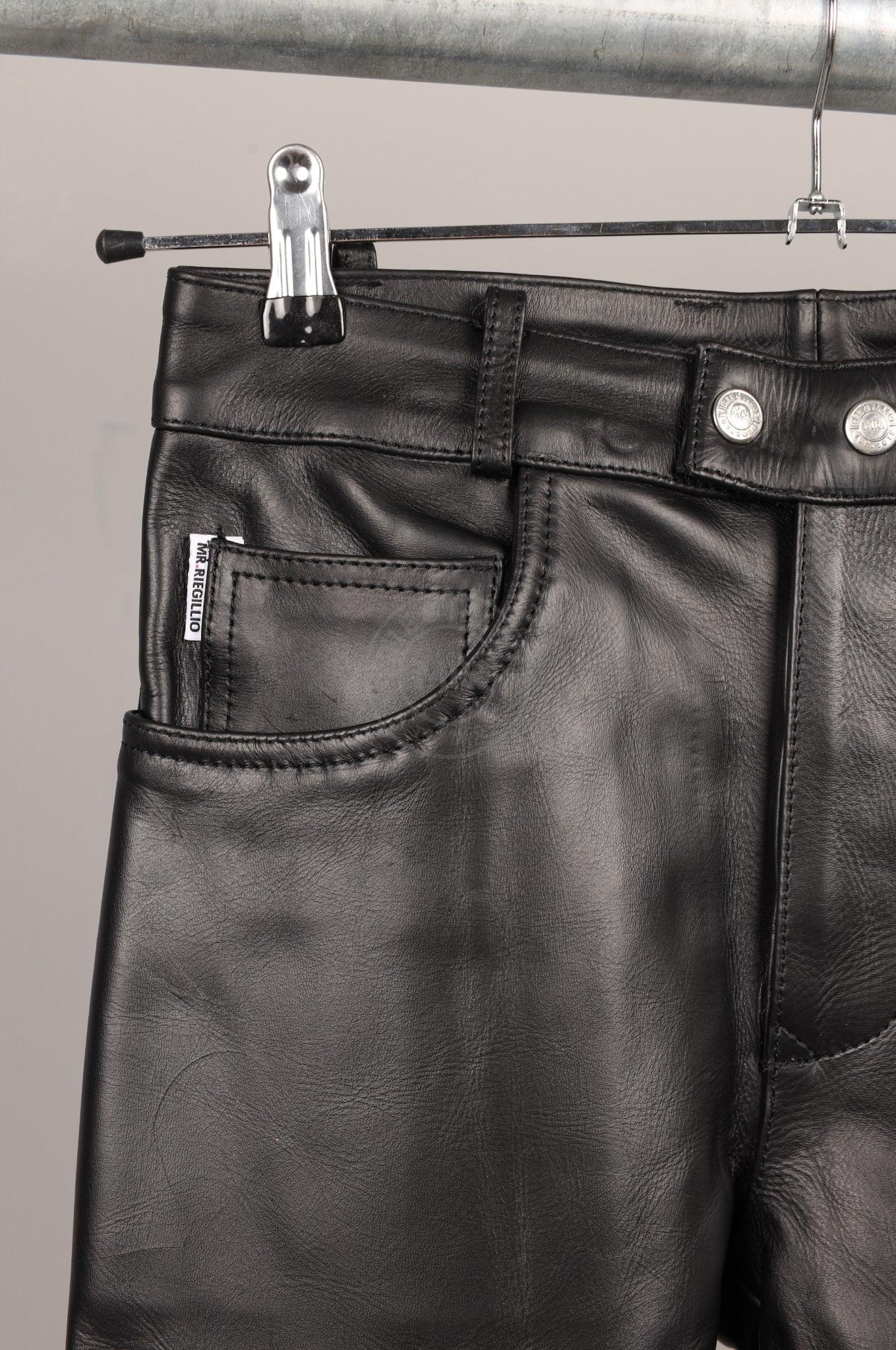#033 Cowhide Leather Pants at MR. Riegillio