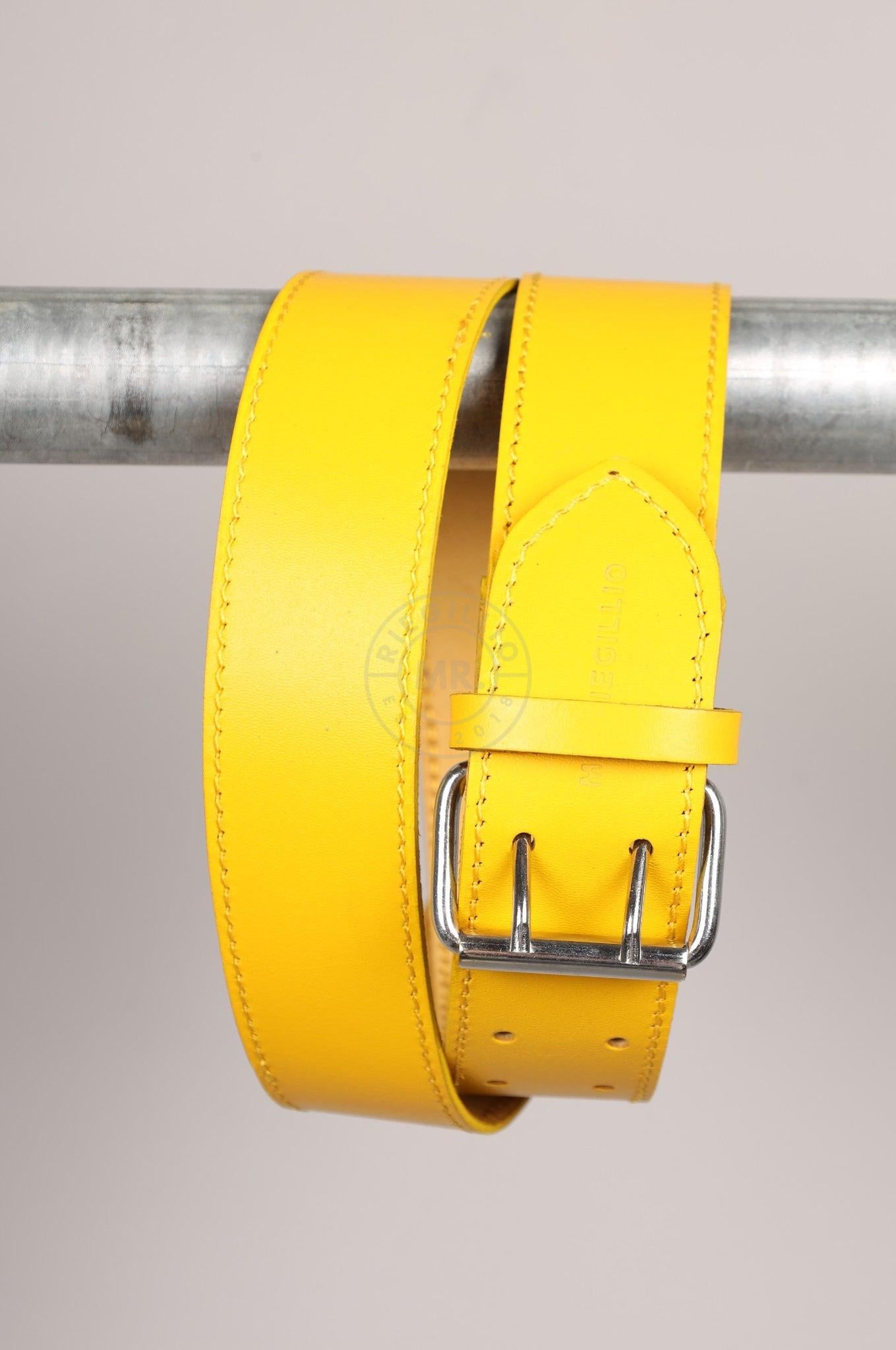 #042 Cowhide Leather Belt at MR. Riegillio