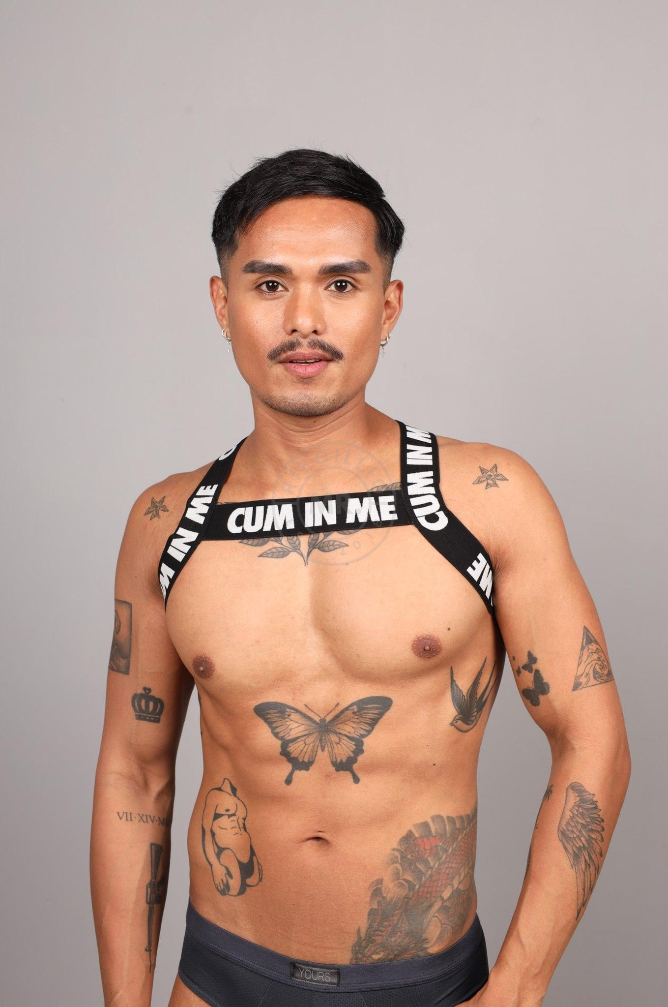 Elastic Harness - CUM IN ME at MR. Riegillio