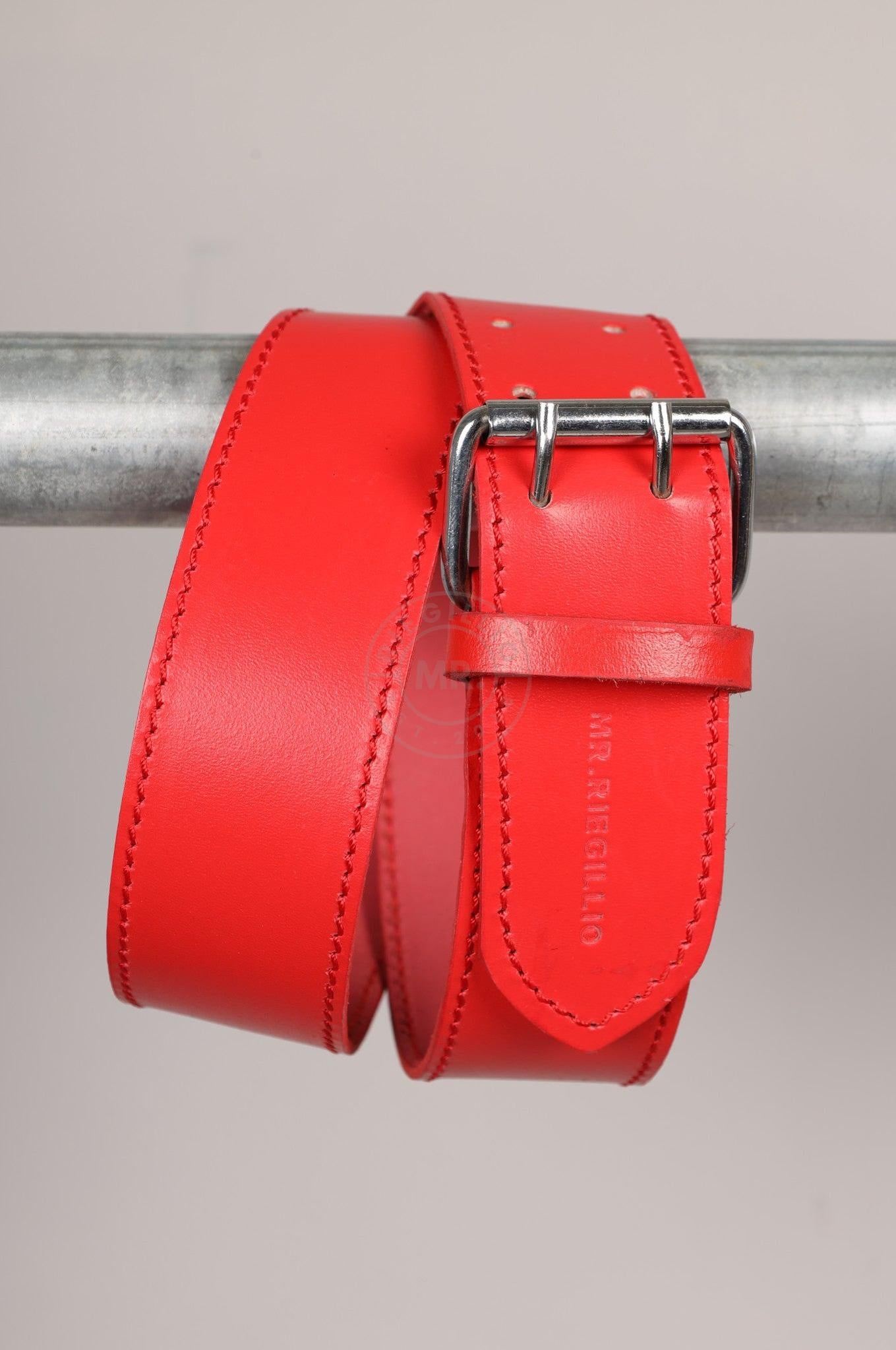 #066 Cowhide Leather Belt at MR. Riegillio