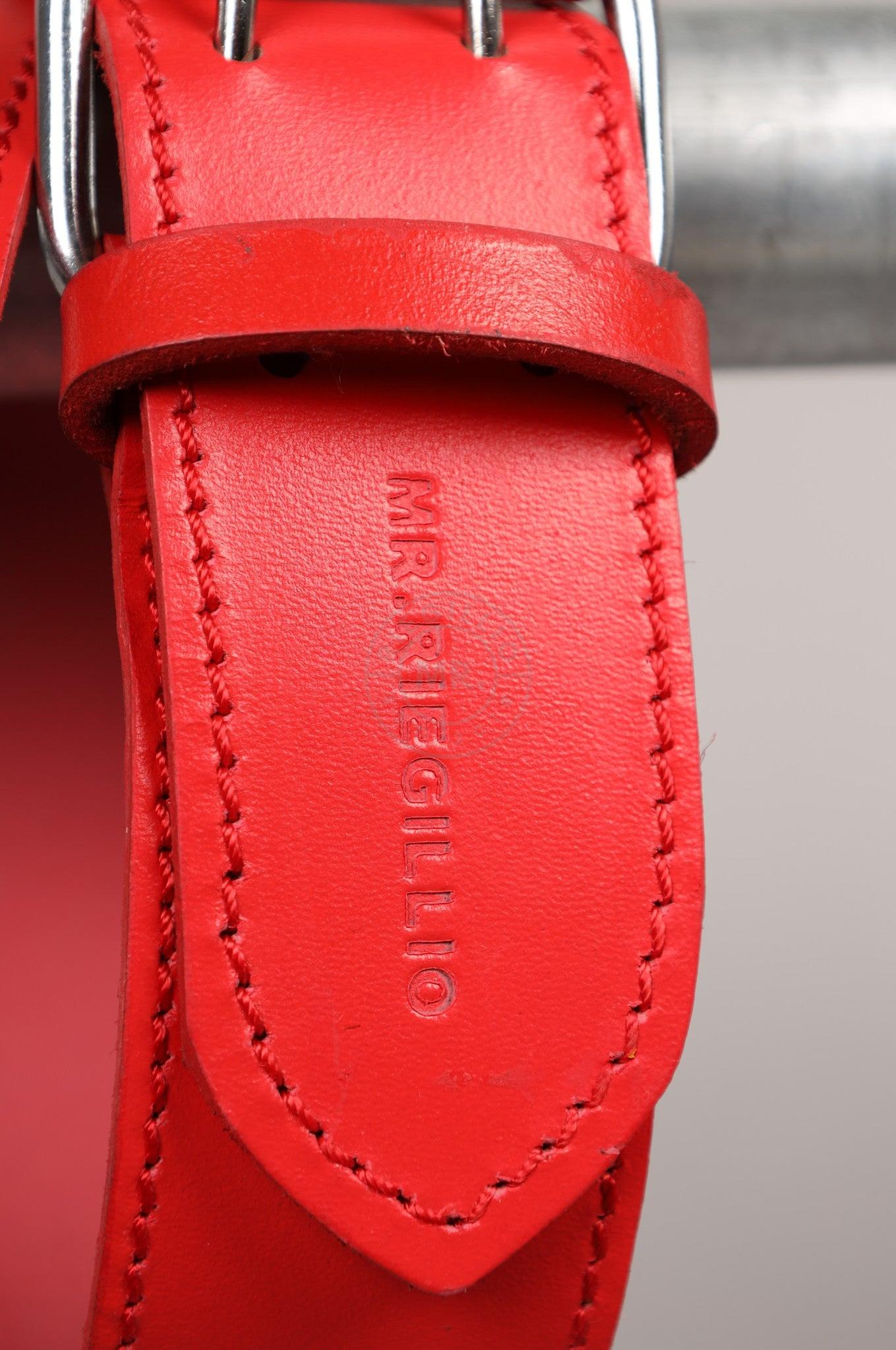 #066 Cowhide Leather Belt at MR. Riegillio