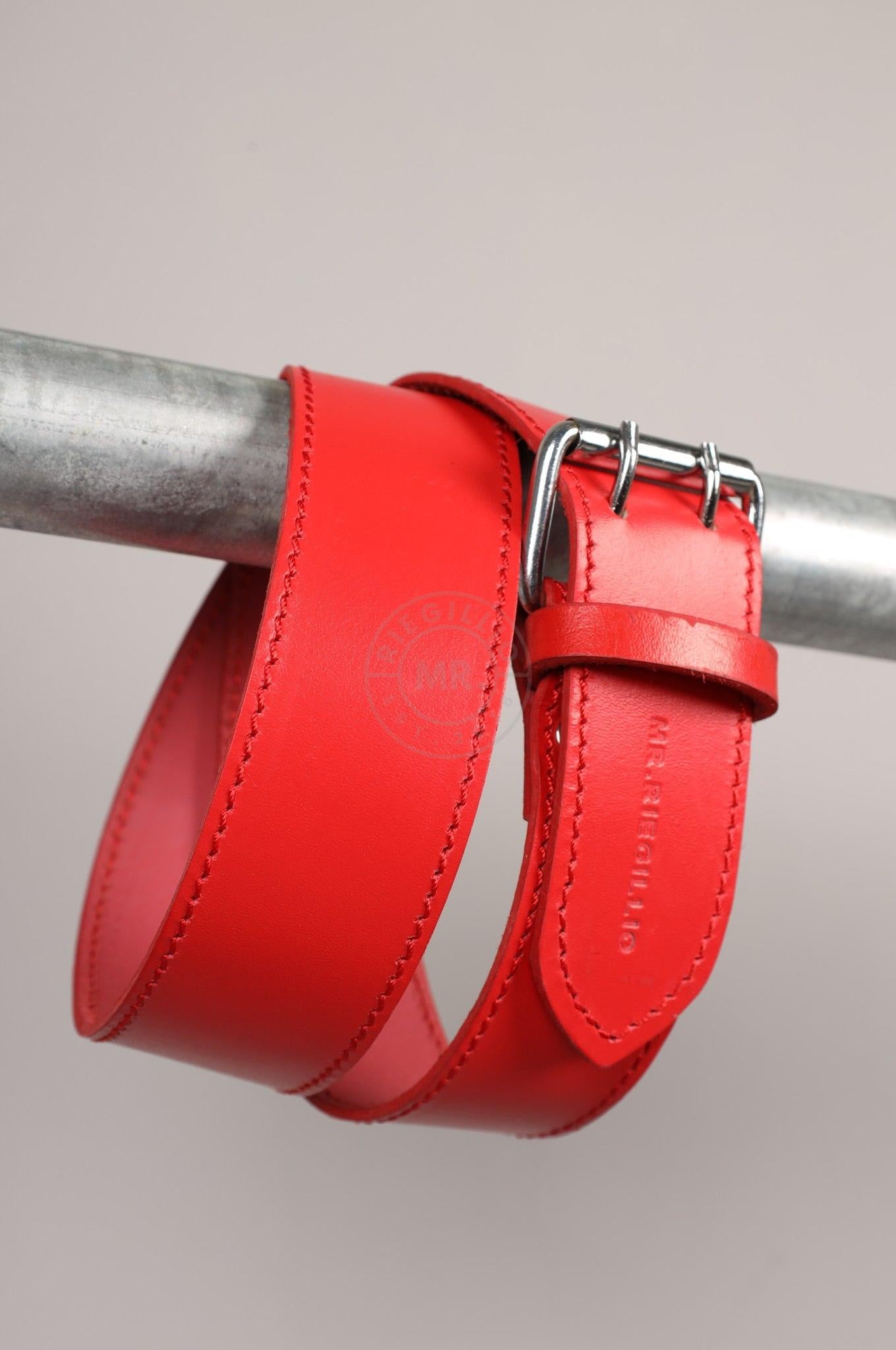 #066 Cowhide Leather Belt at MR. Riegillio