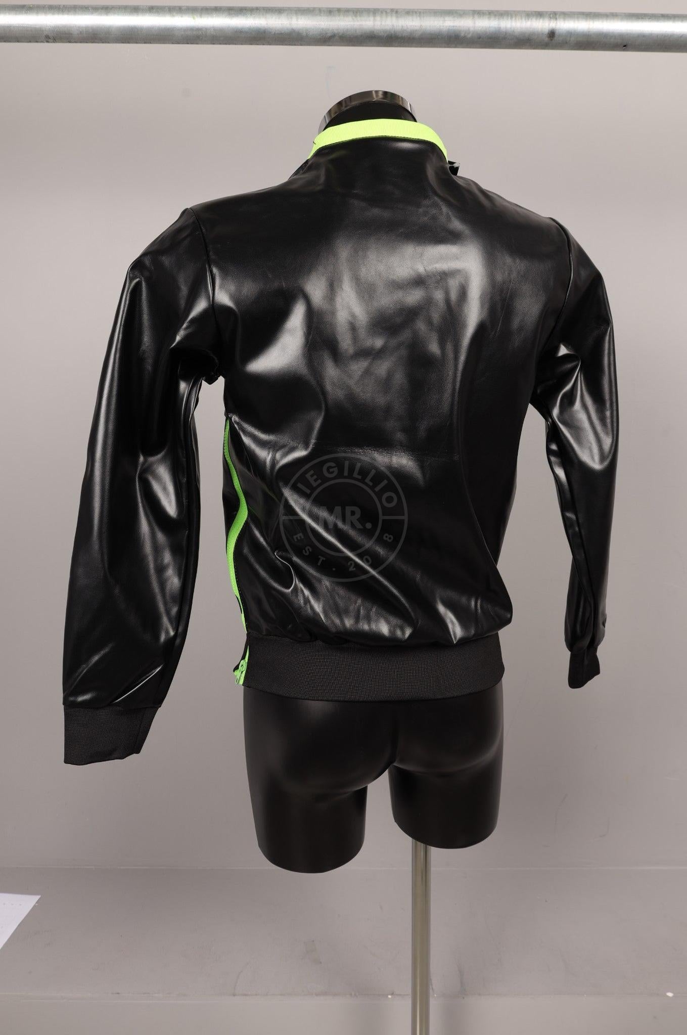 #069 FAUX Leather Sweater at MR. Riegillio